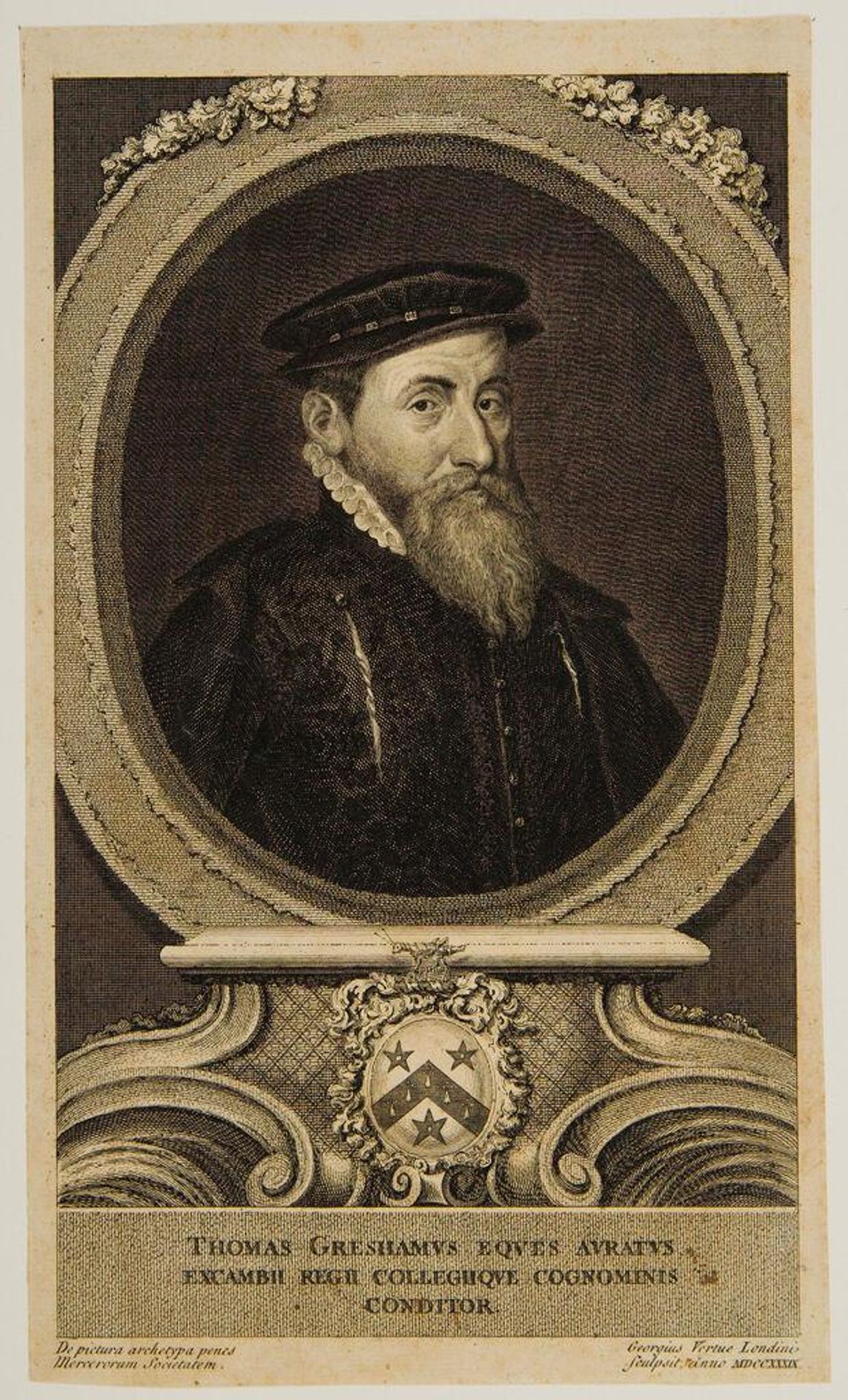 Sir Thomas Gresham by George Vertue