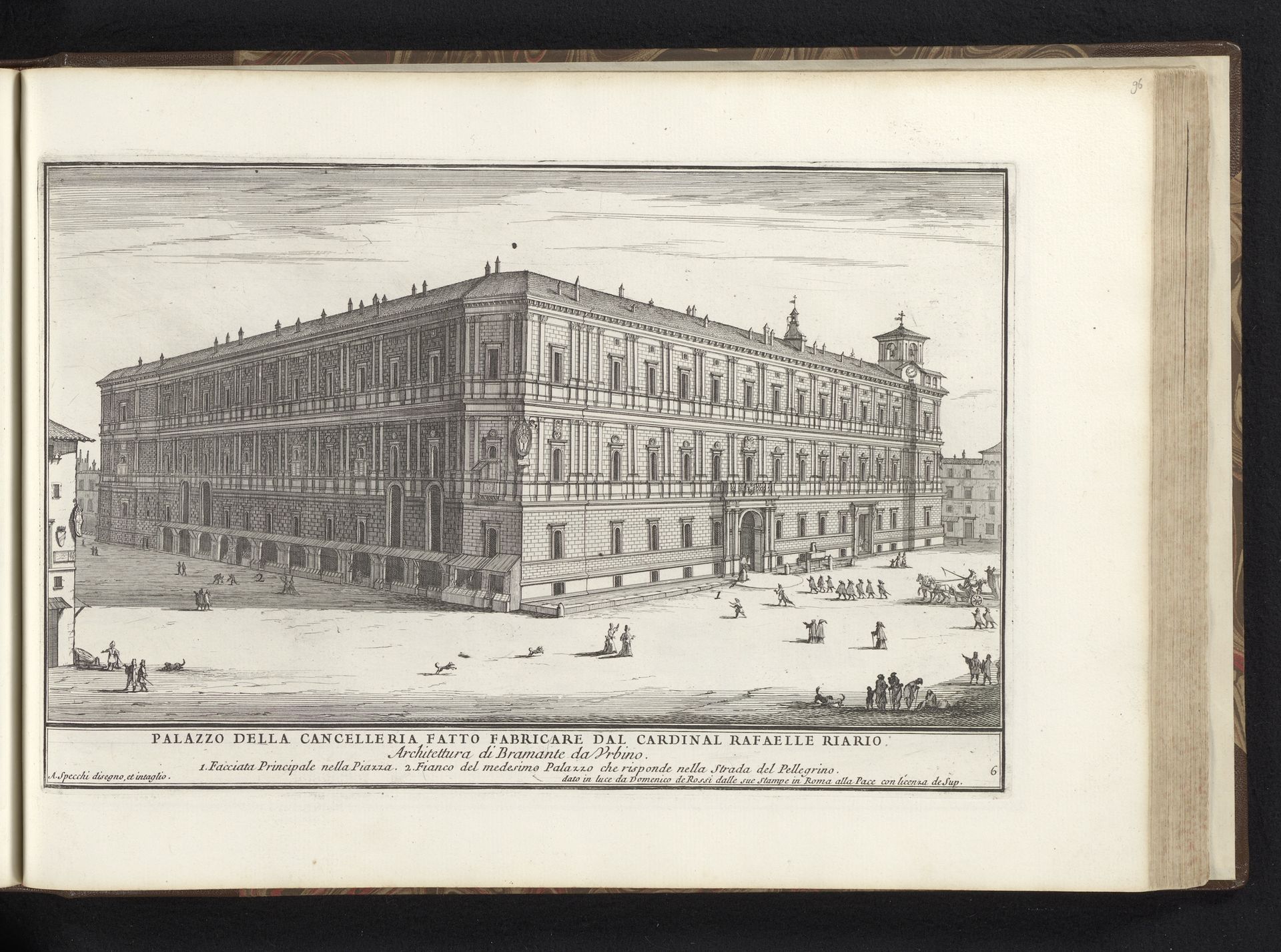 Palazzo della Cancelleria te Rome by Alessandro Specchi