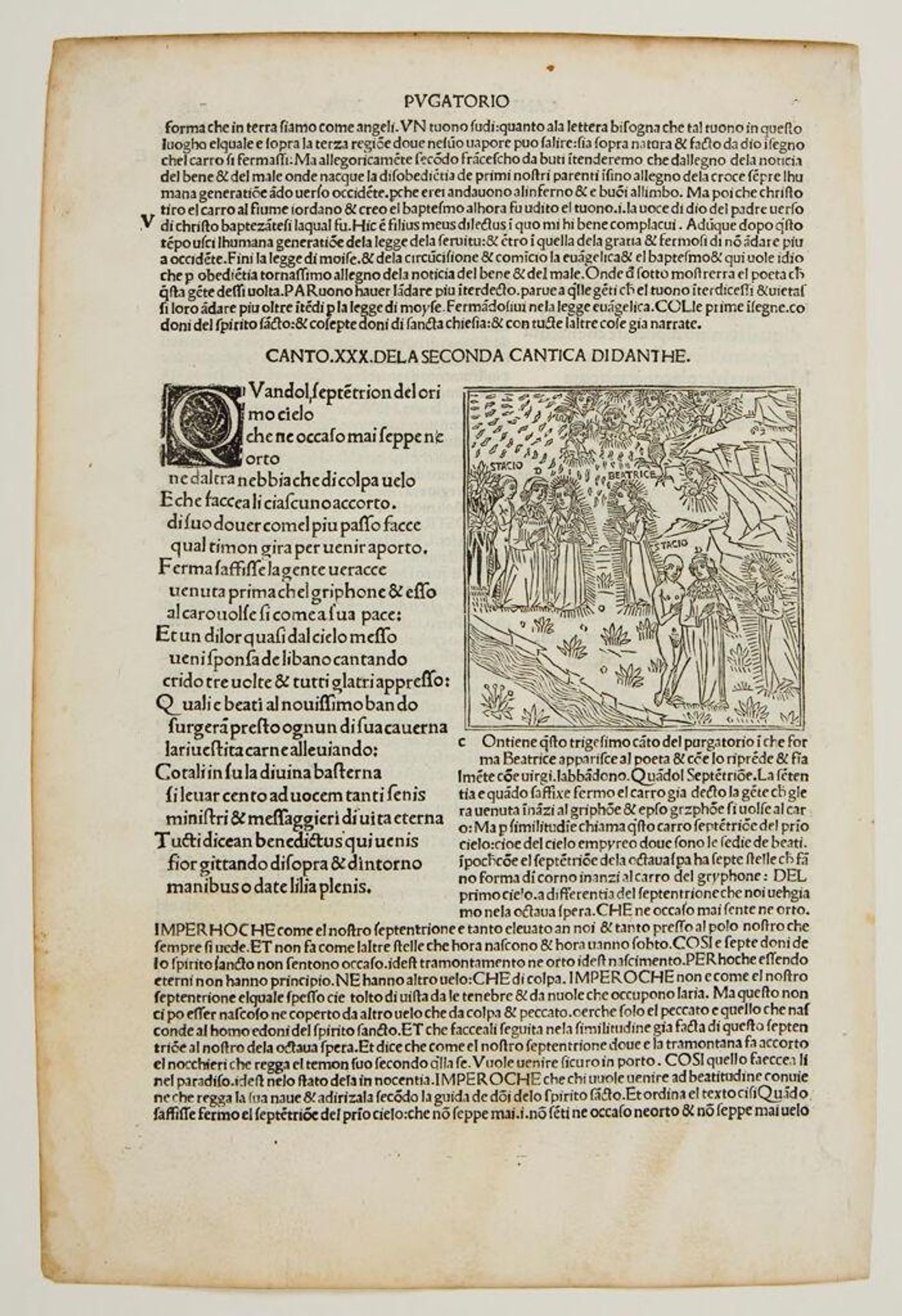 Canto XXX. The Earthly Paradise; Beatrice; Virgil Vanishes by Anonymous