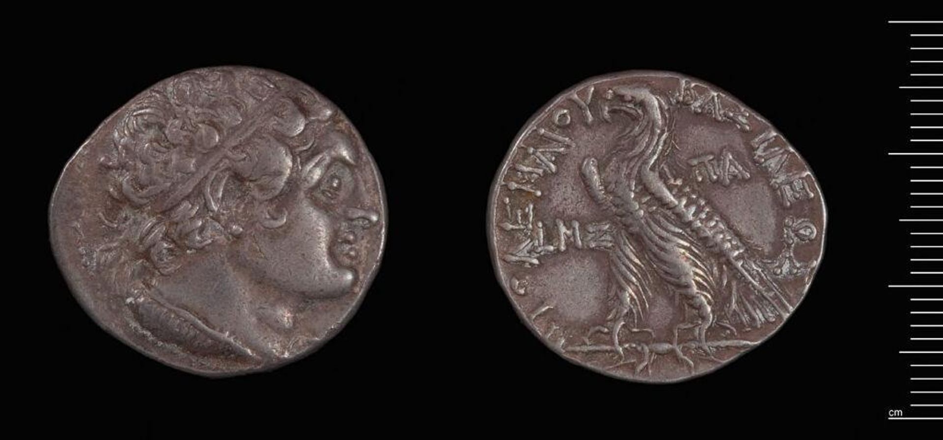 Tetradrachm of Ptolemy VIII by Ptolemy VIII Eurgetes II