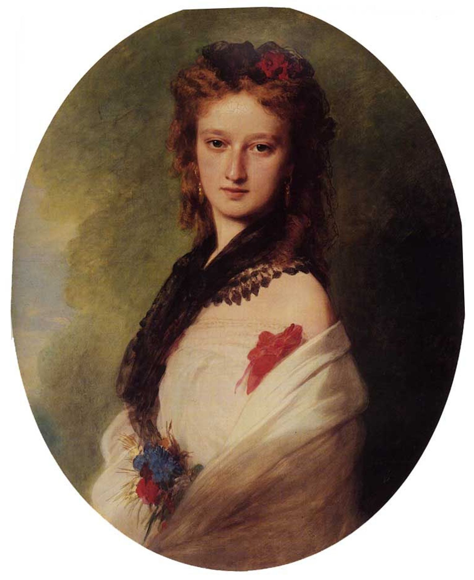 Zofia Potocka, Countess Zamoyska by Franz Xaver Winterhalter