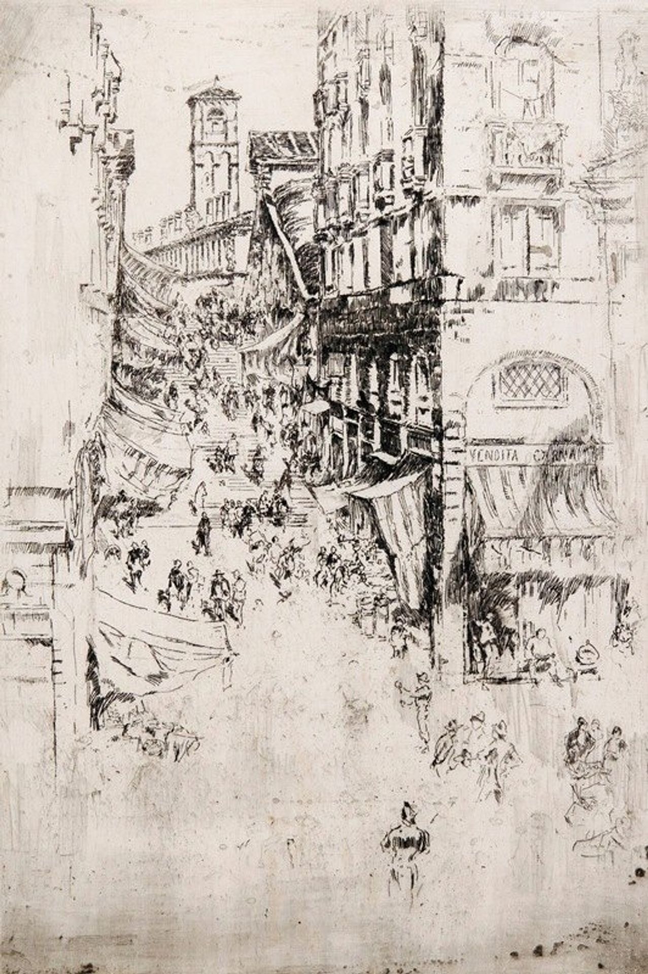 The Rialto by James Abbott McNeill Whistler