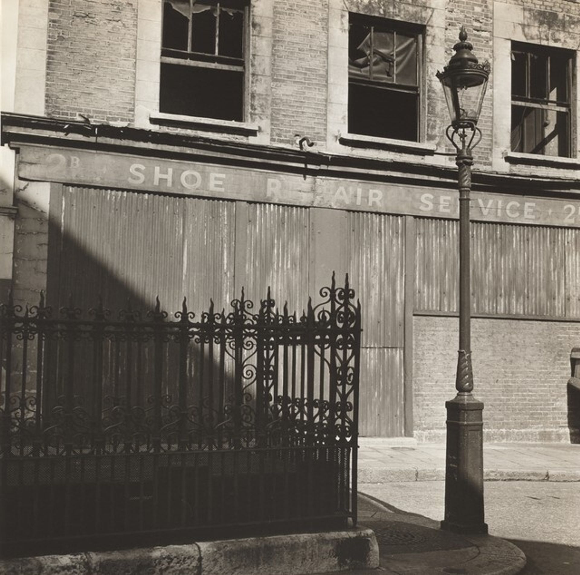 London Street Corner by Walker Evans