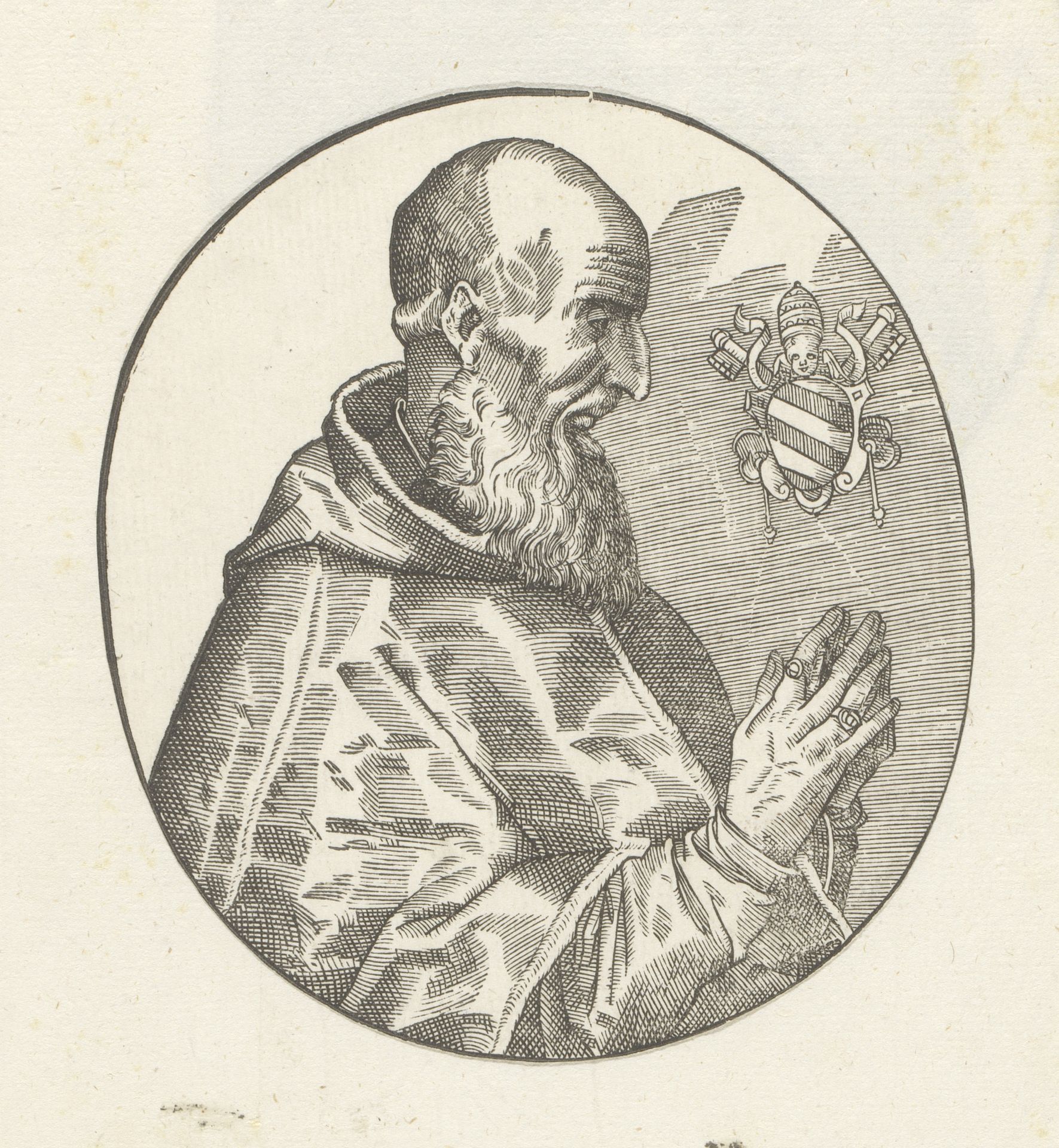 Portret van paus Pius V by Anonymous