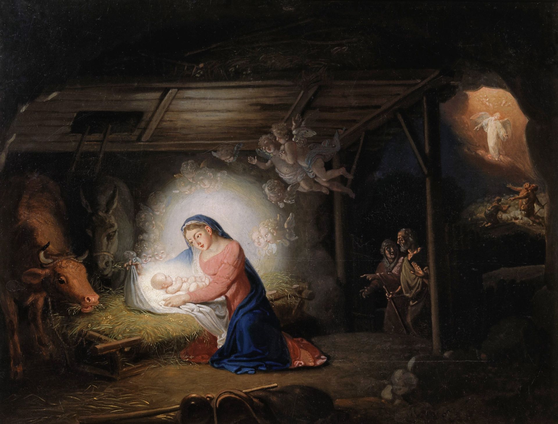 The Nativity of Christ by Vladimir Borovikovsky