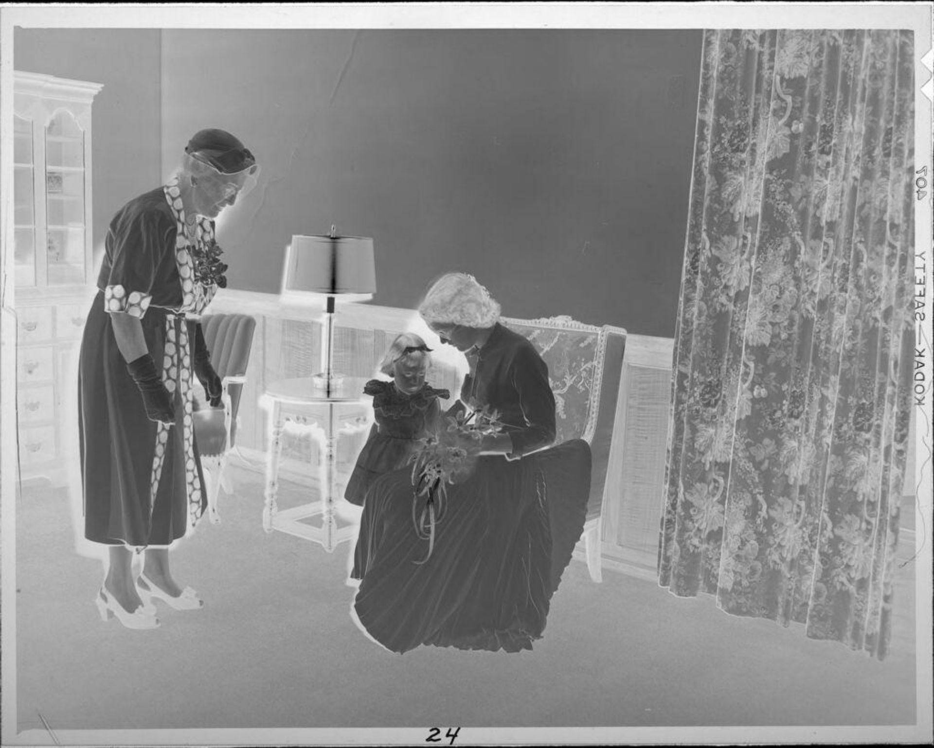 Untitled (women with little girl) by Lucian and Mary Brown