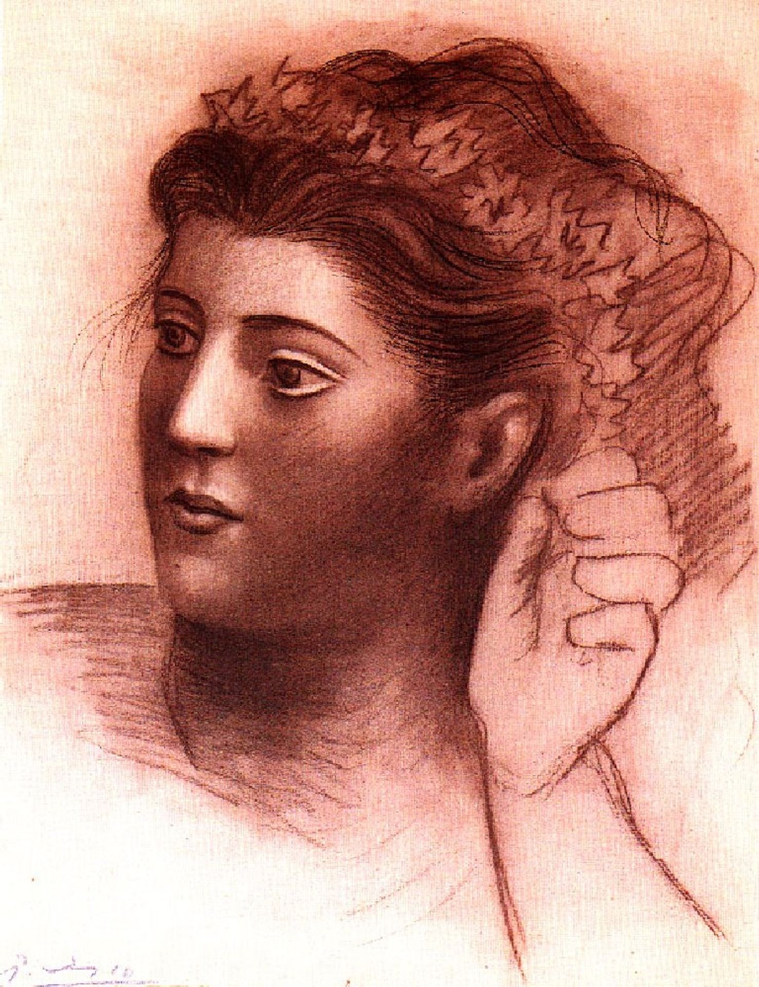 Head of woman by Pablo Picasso