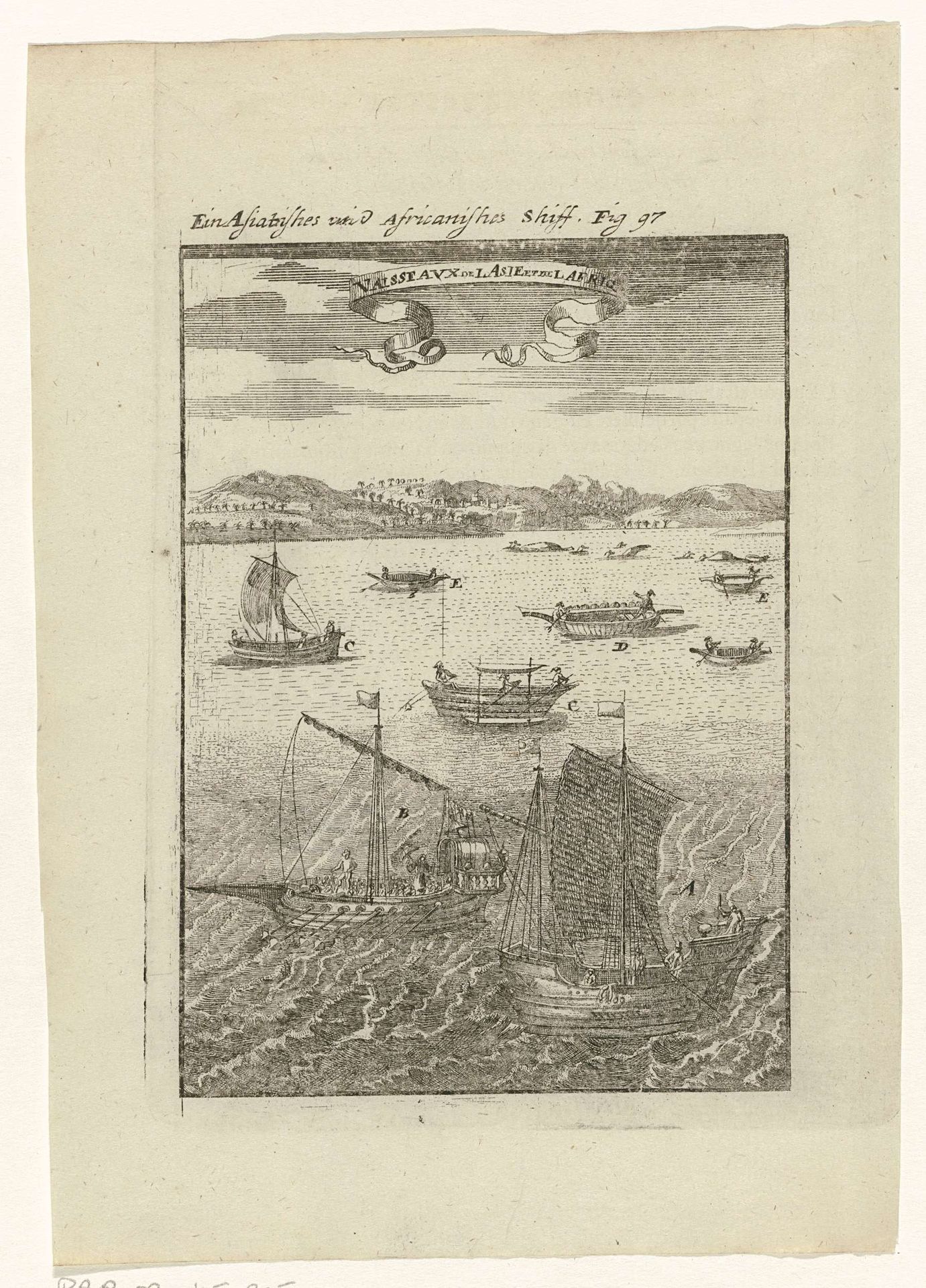 Aziatische en Afrikaanse schepen by Anonymous