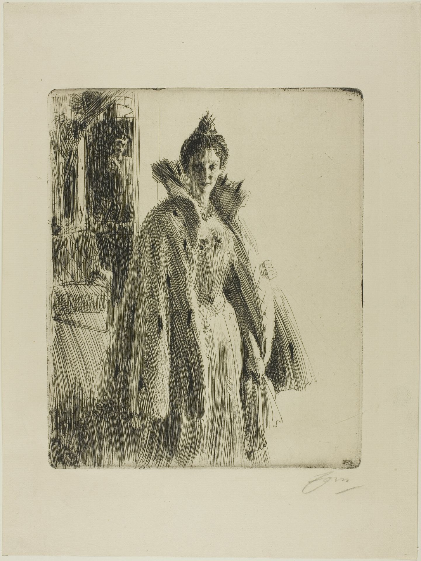 H. R. H. Princess Ingeborg of Sweden II by Anders Zorn