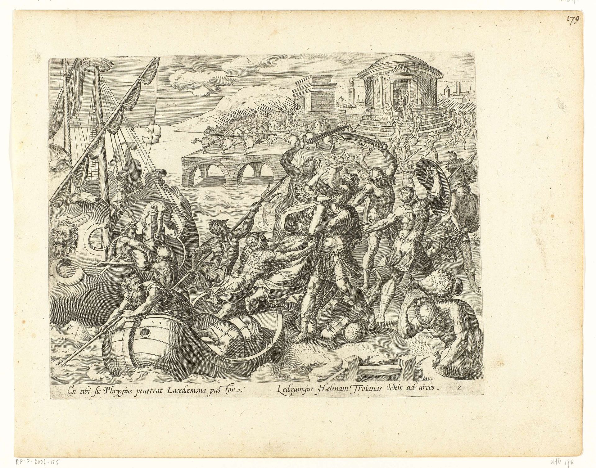 Ontvoering van Helena by Pieter Jalhea Furnius