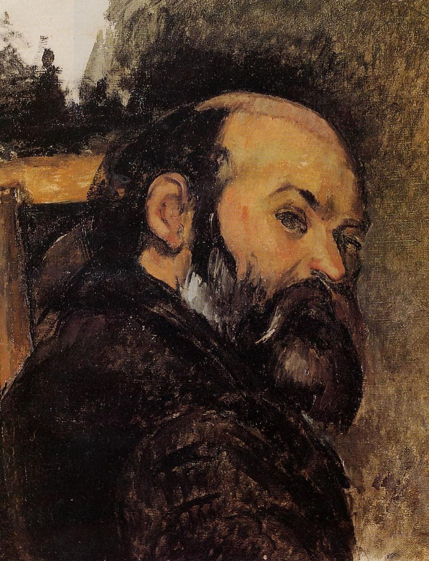 Self-Portrait by Paul Cézanne