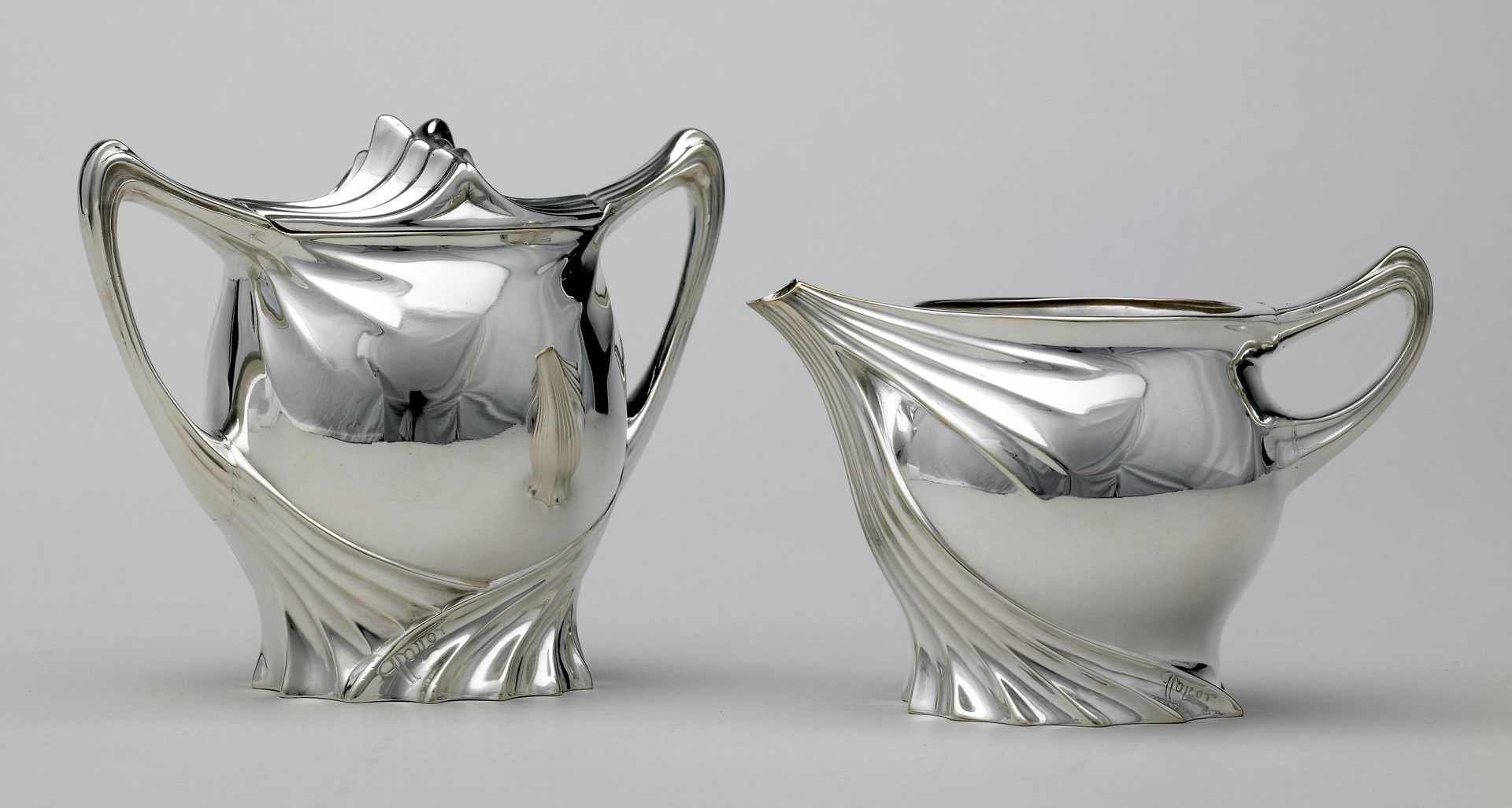 Covered sugar bowl by Paul Follot