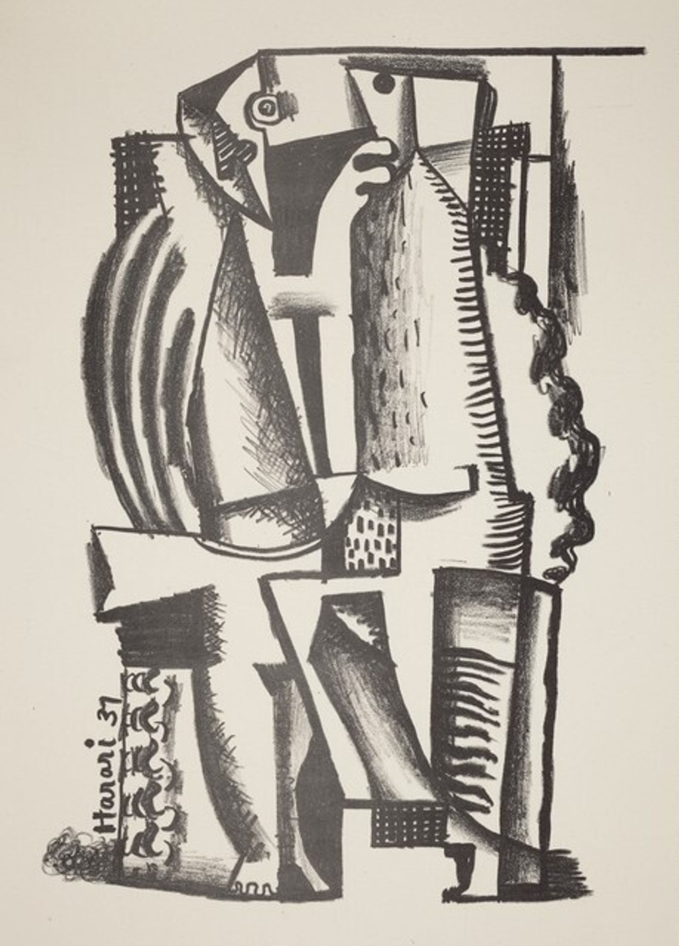 Untitled (Abstract) by Hananiah Harari