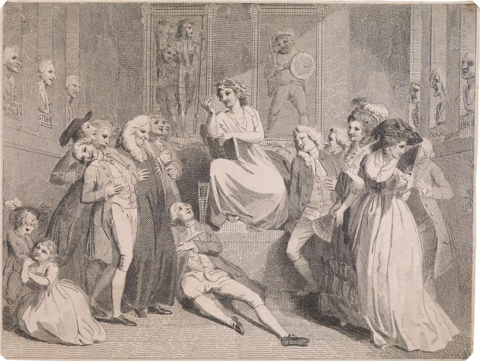 The Temple of Mirth, after Thomas Stothard by William Blake