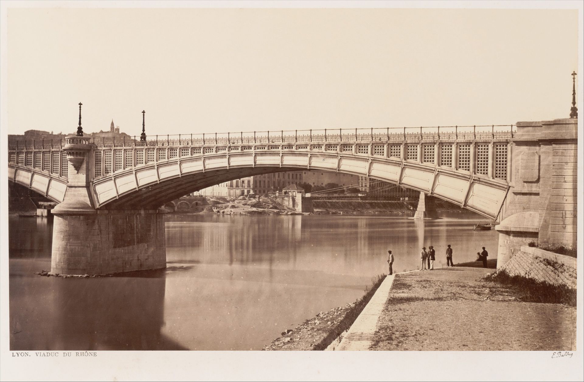 Lyon, Viaduc du Rhône by Edouard Baldus