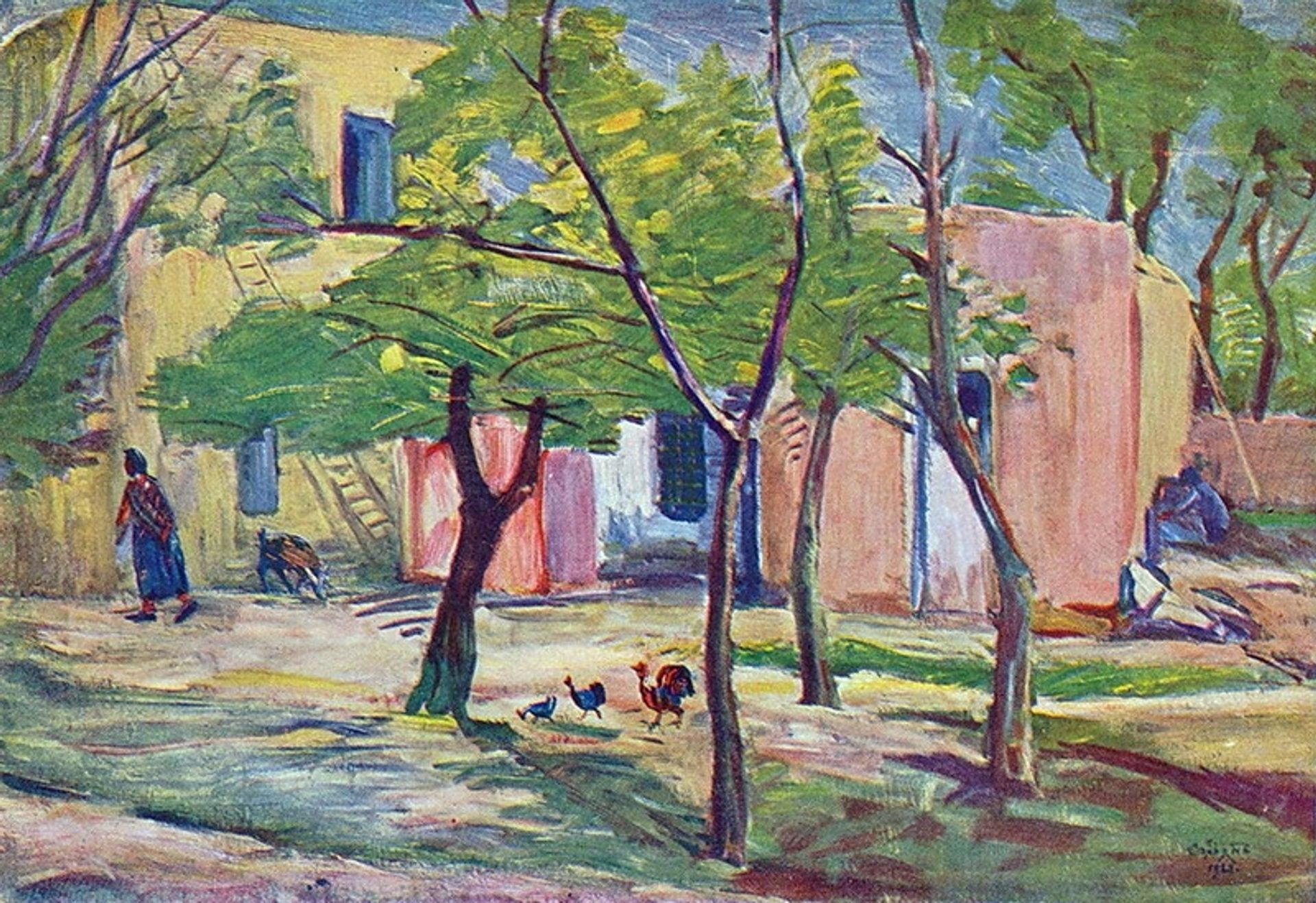 In the springtime by Martiros Sarian