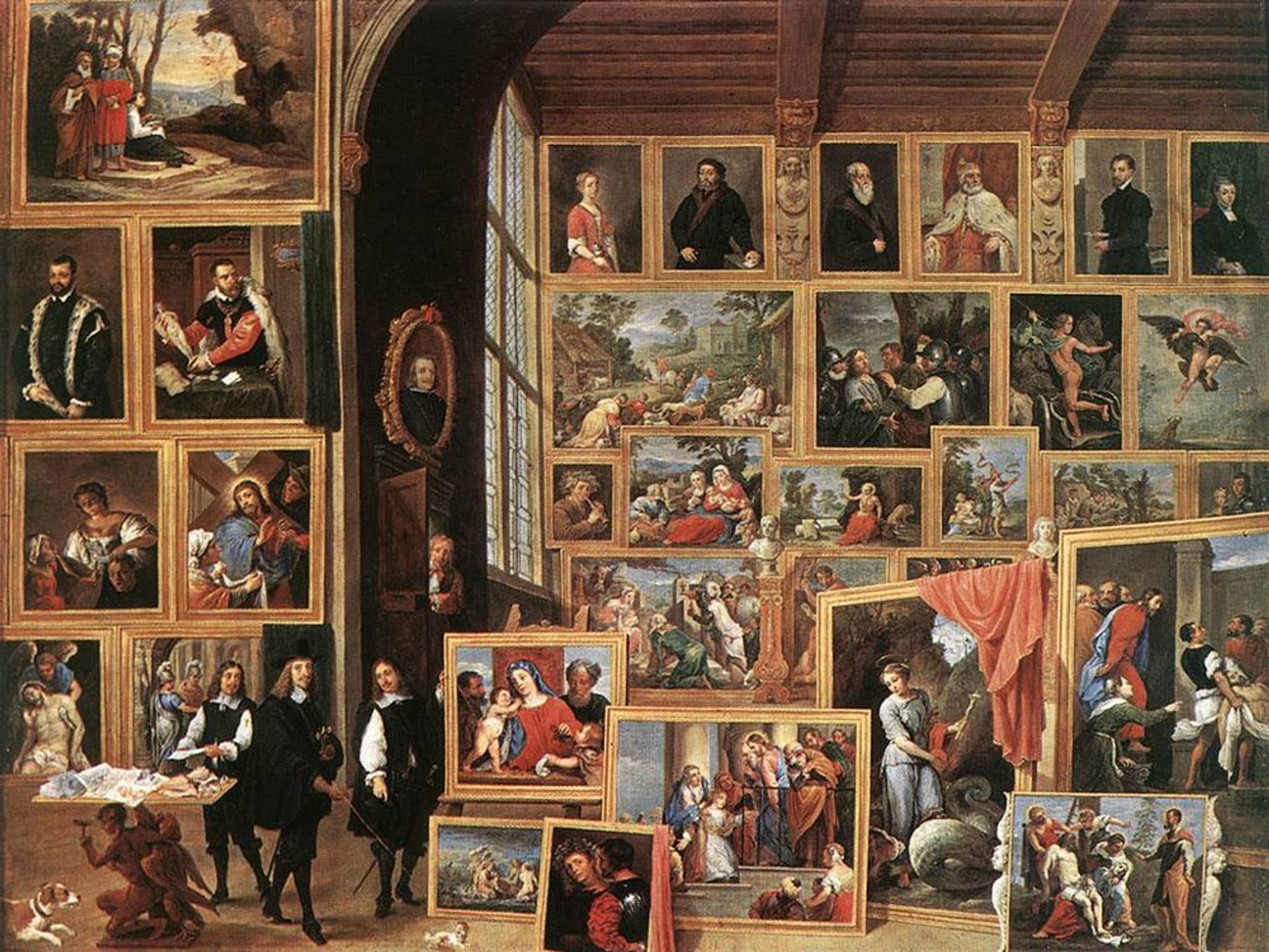 The Picture Gallery of Archduke Leopold Wilhelm by David Teniers The Younger