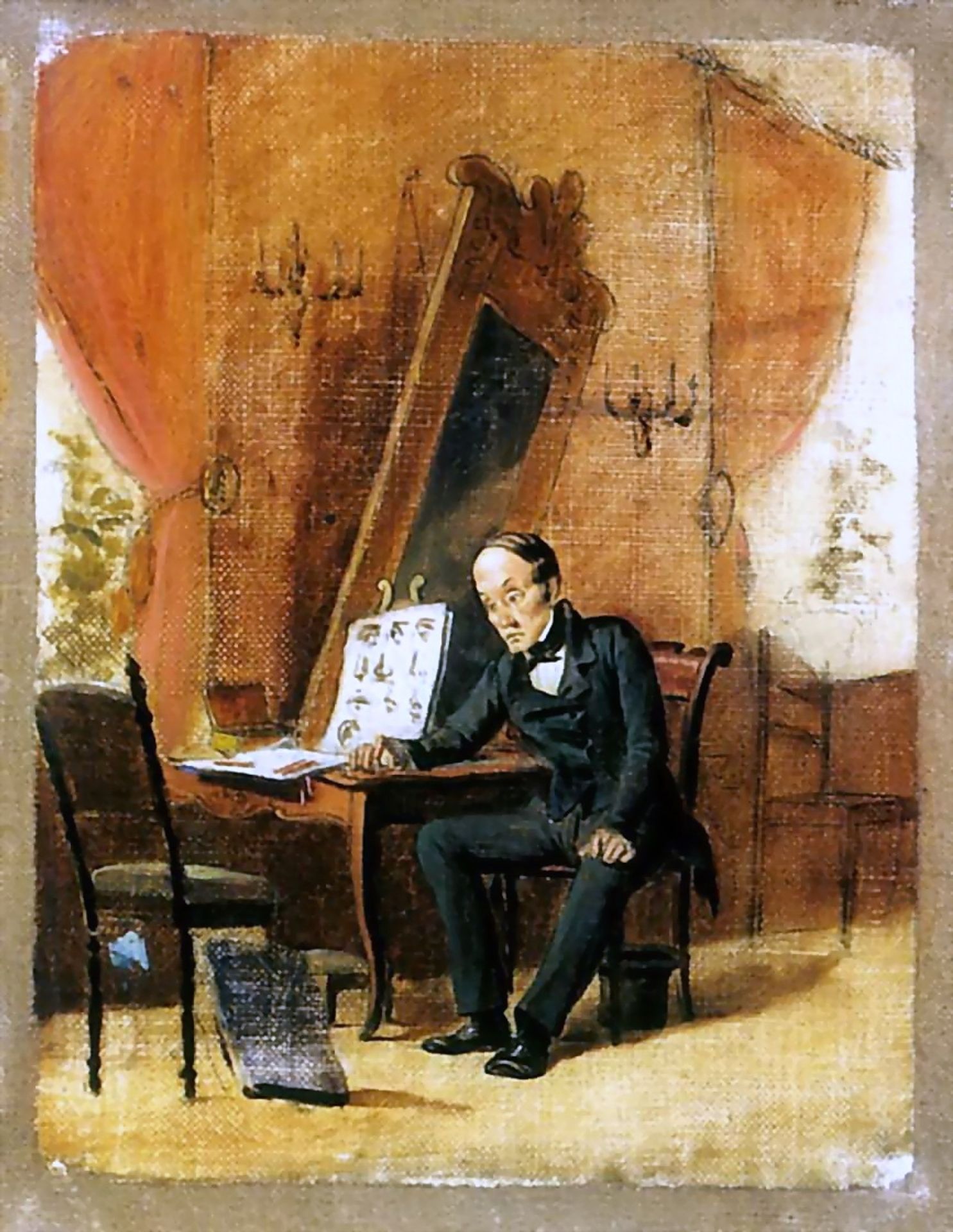 Art teacher by Vasily Perov