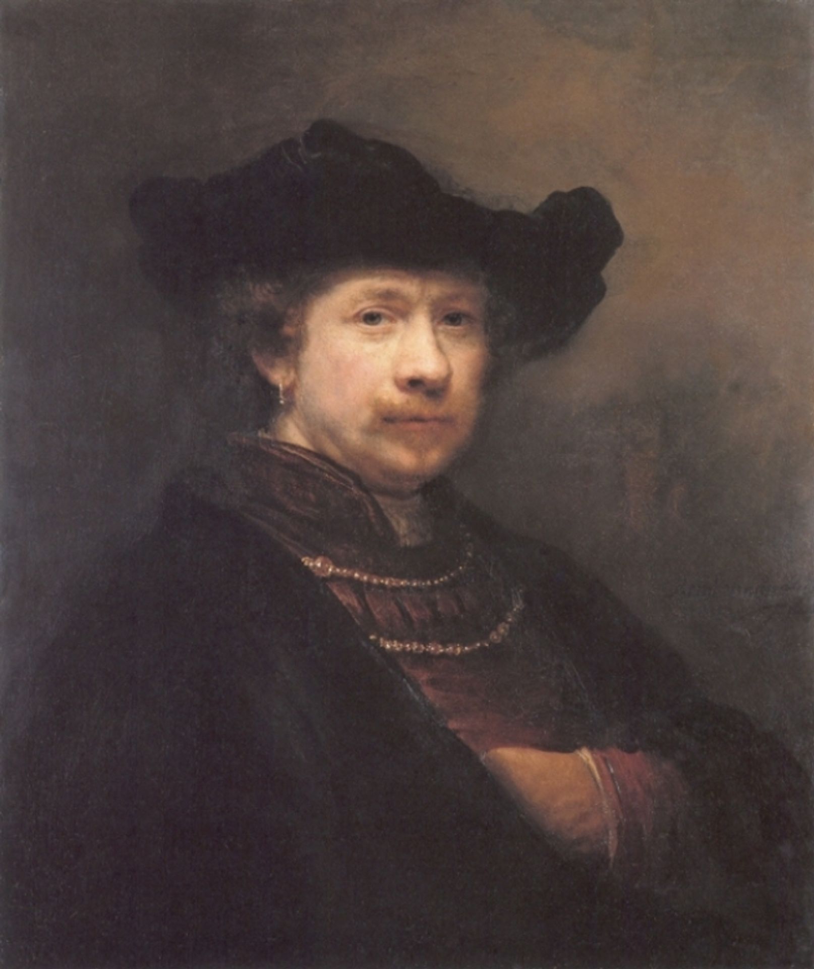Self-portrait by Rembrandt van Rijn