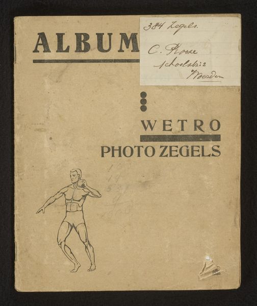 Plakboek met spaarzegels van sporters en het Koninklijk Huis