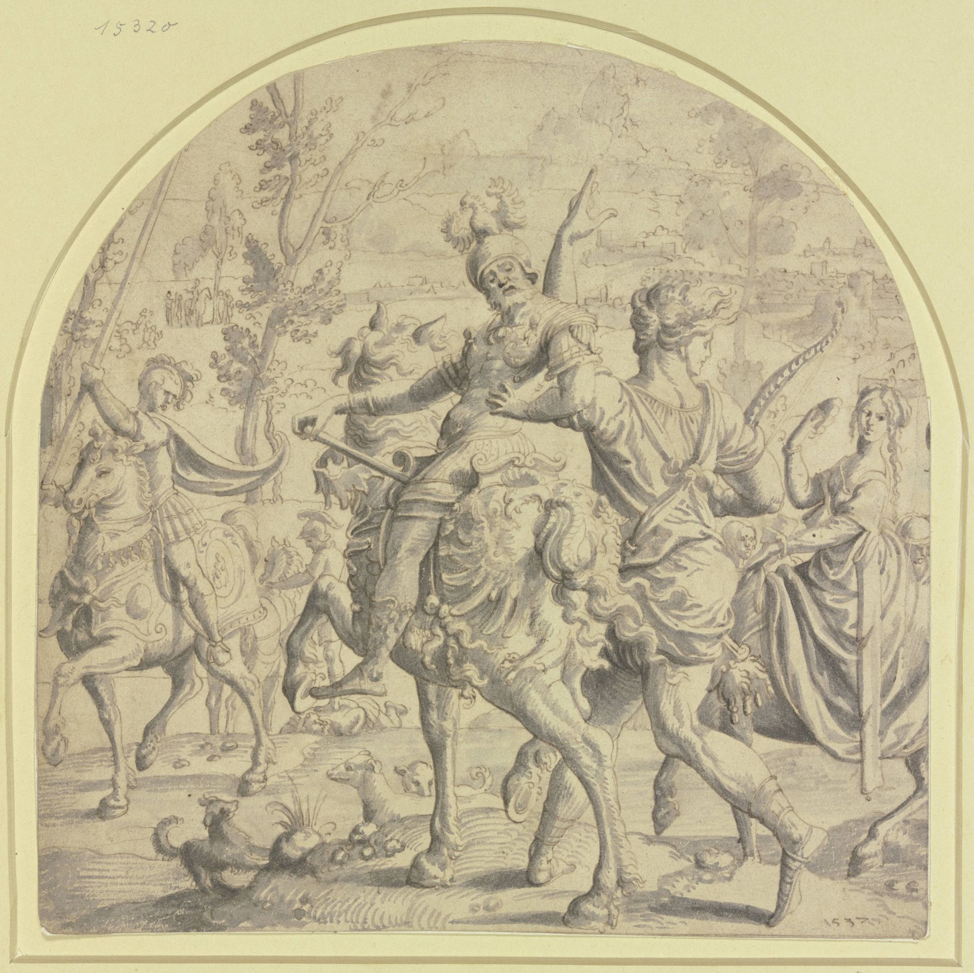 Ausritt zur Jagd (Allegorie des Stolzes) by Pieter Coecke van Aelst