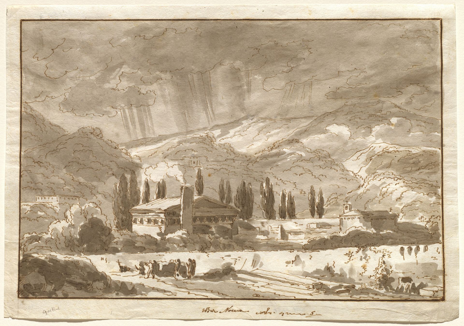 A Storm over the Mountains near Nocera by Johann Wolfgang von Goethe