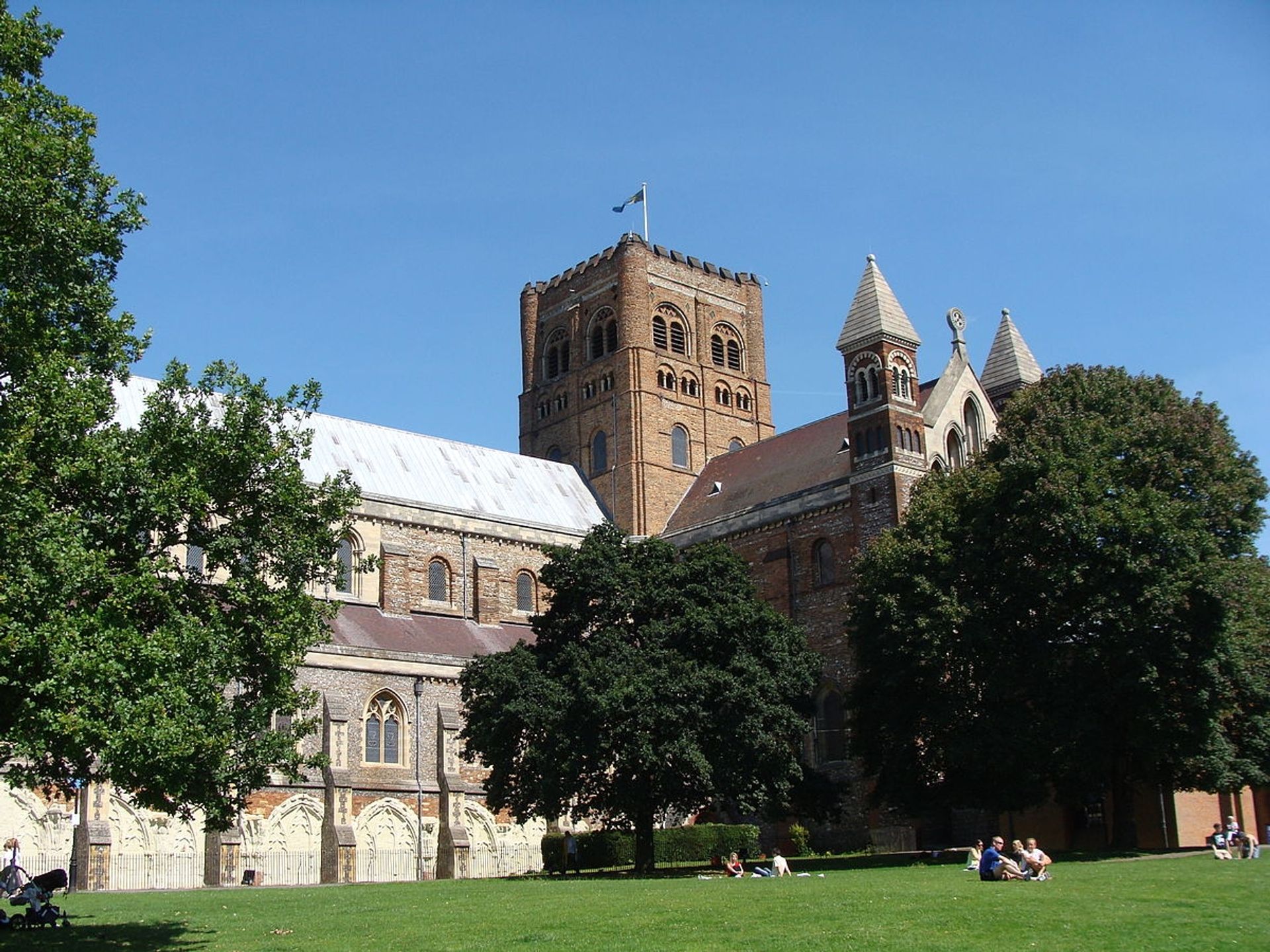 St. Albans Cathedral, England by Romanesque Architecture
