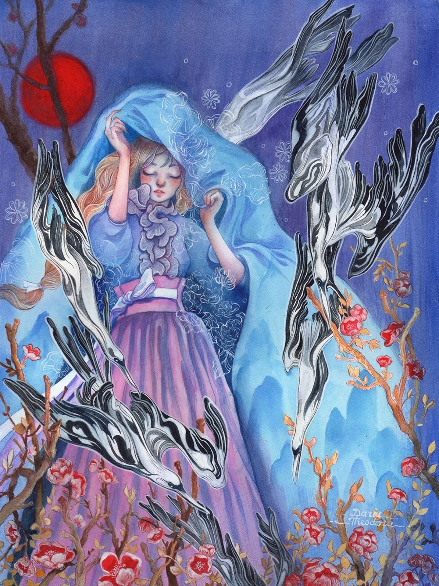 Shades of Blue by Daria Theodora