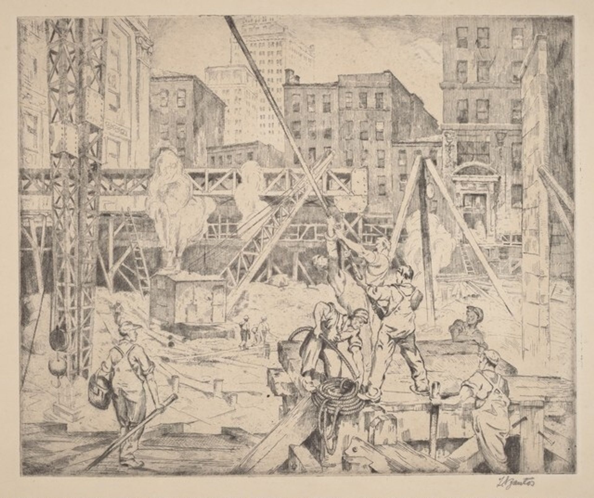 Untitled (Construction Site) by Louis B. Szanto
