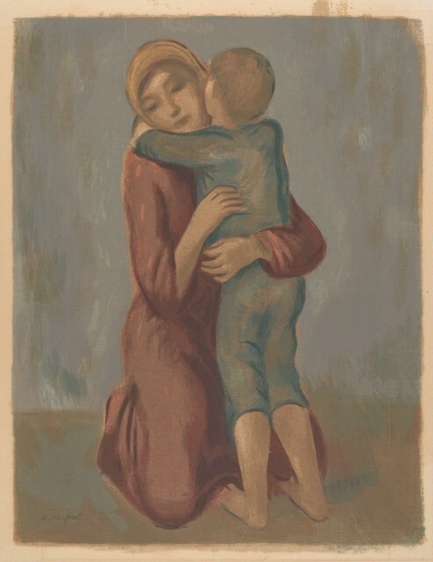 Untitled (Mother and Child) by Bernard Karfiol