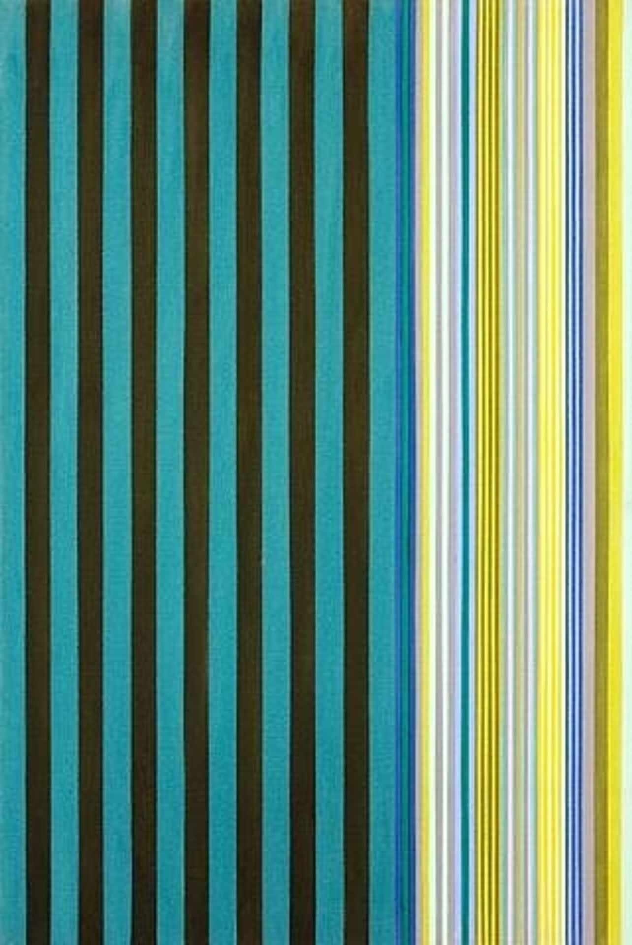Green Stripes by Gene Davis