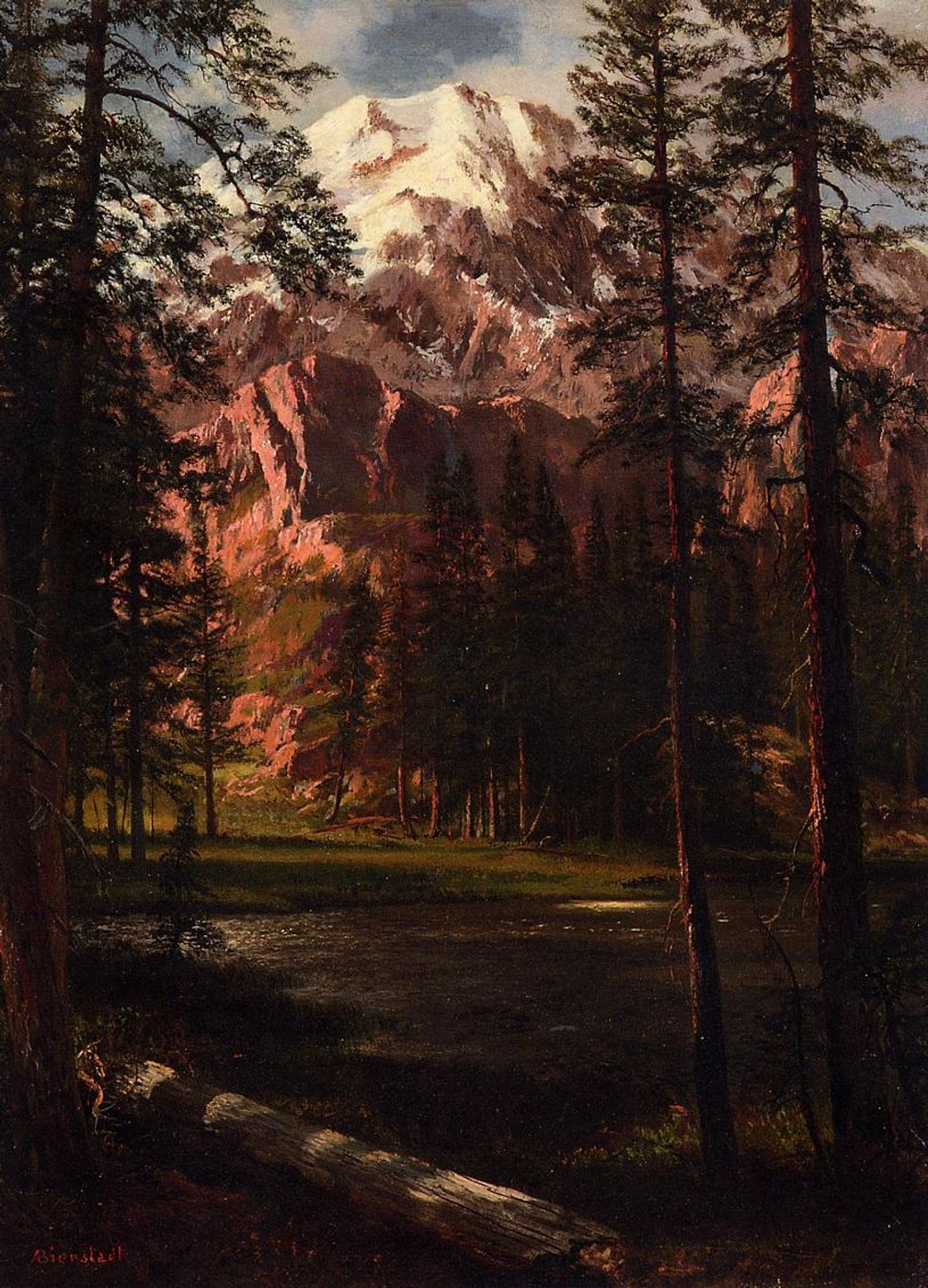 Mountain Lake by Albert Bierstadt