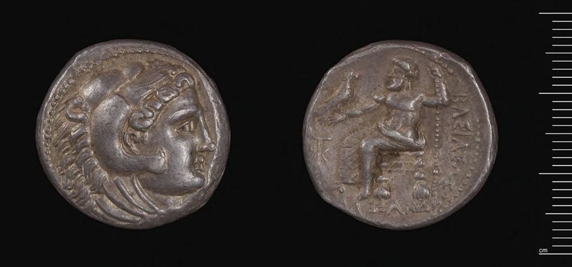 Tetradrachm of Alexander the Great, Kition by Alexander III, the Great