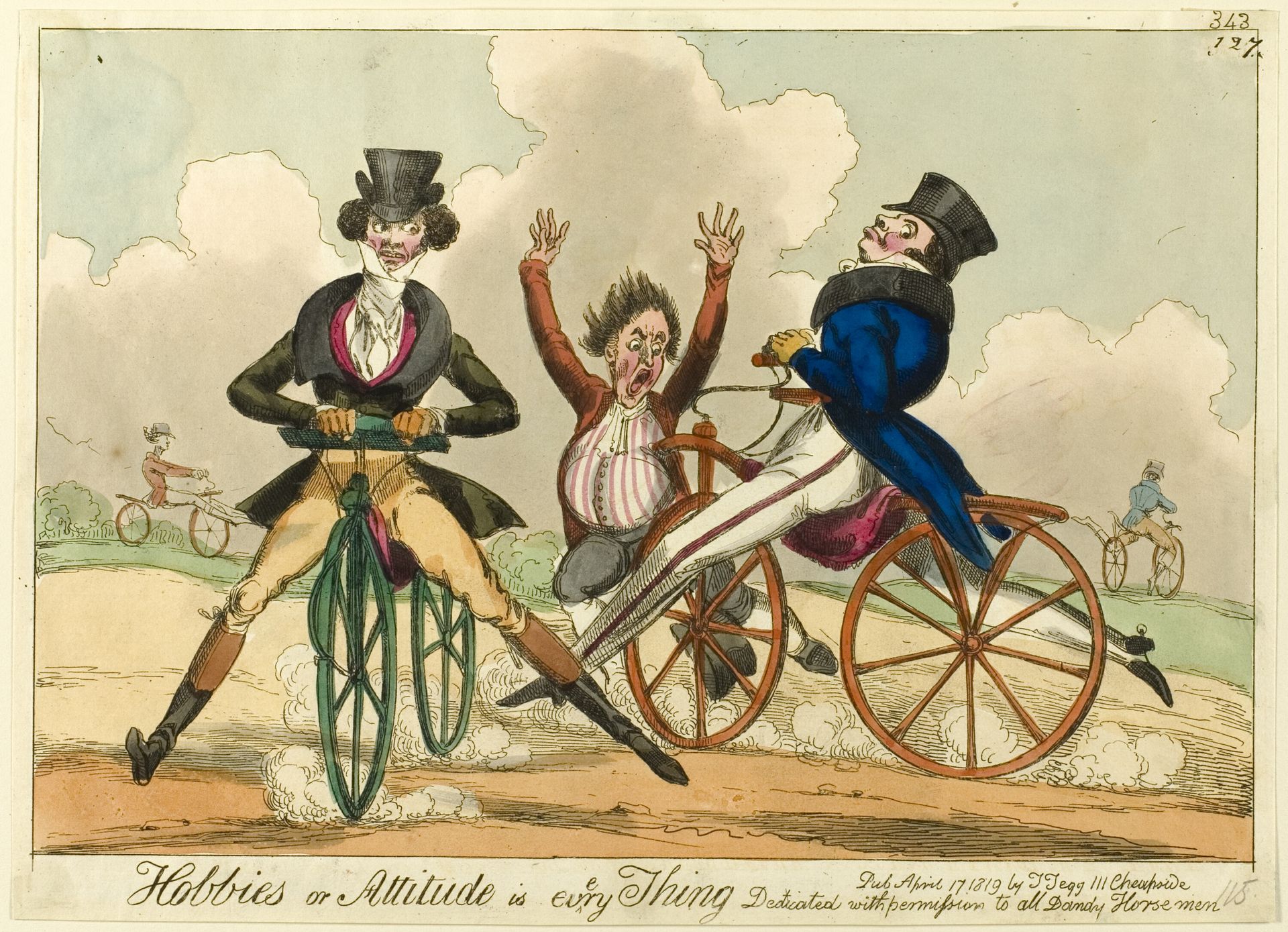 Hobbies or Attitude is Everything, Dedicated with permission to all Dandy Horsemen by Thomas Tegg