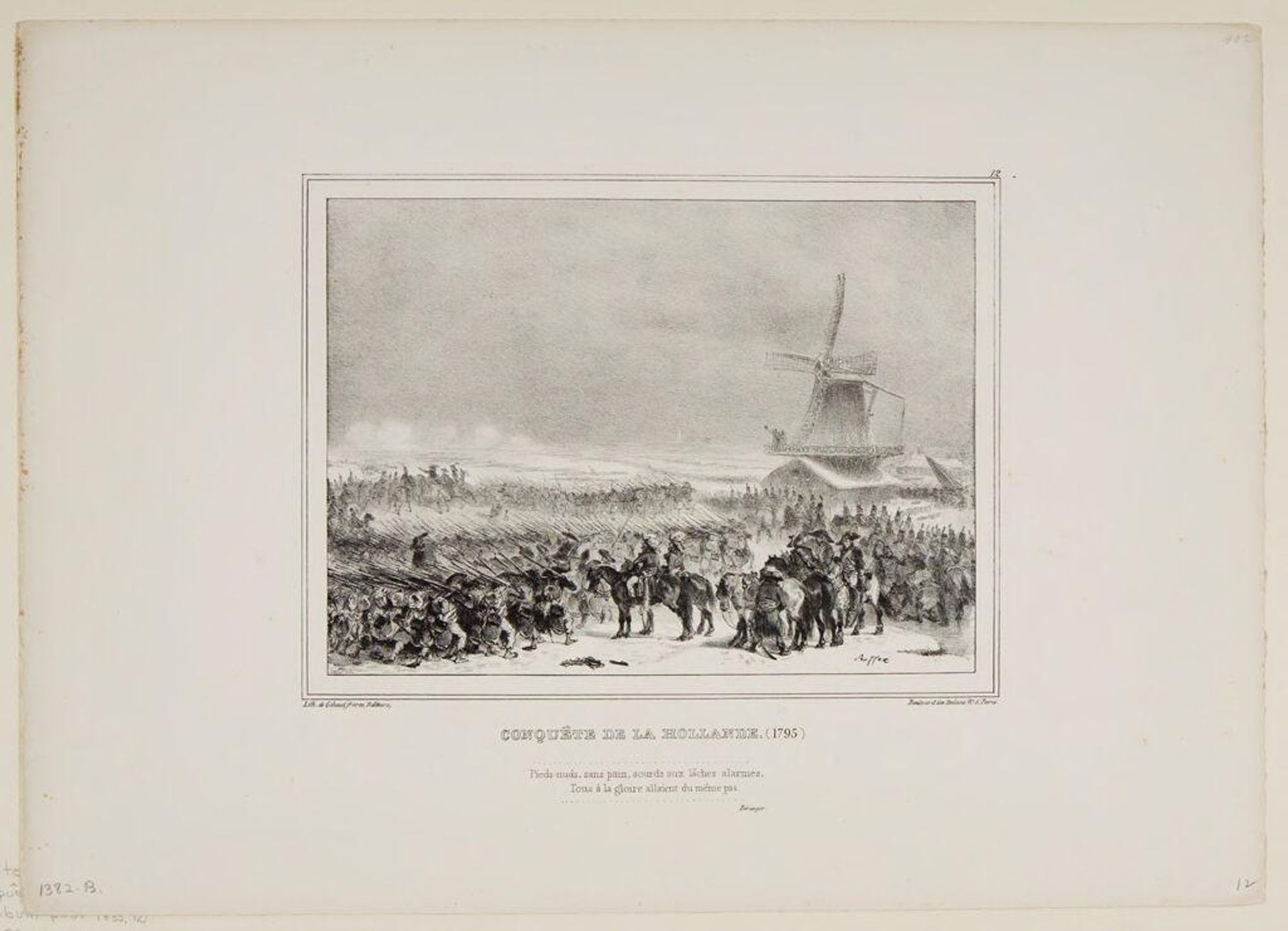 Conquest of Holland, 1795 by Auguste Raffet