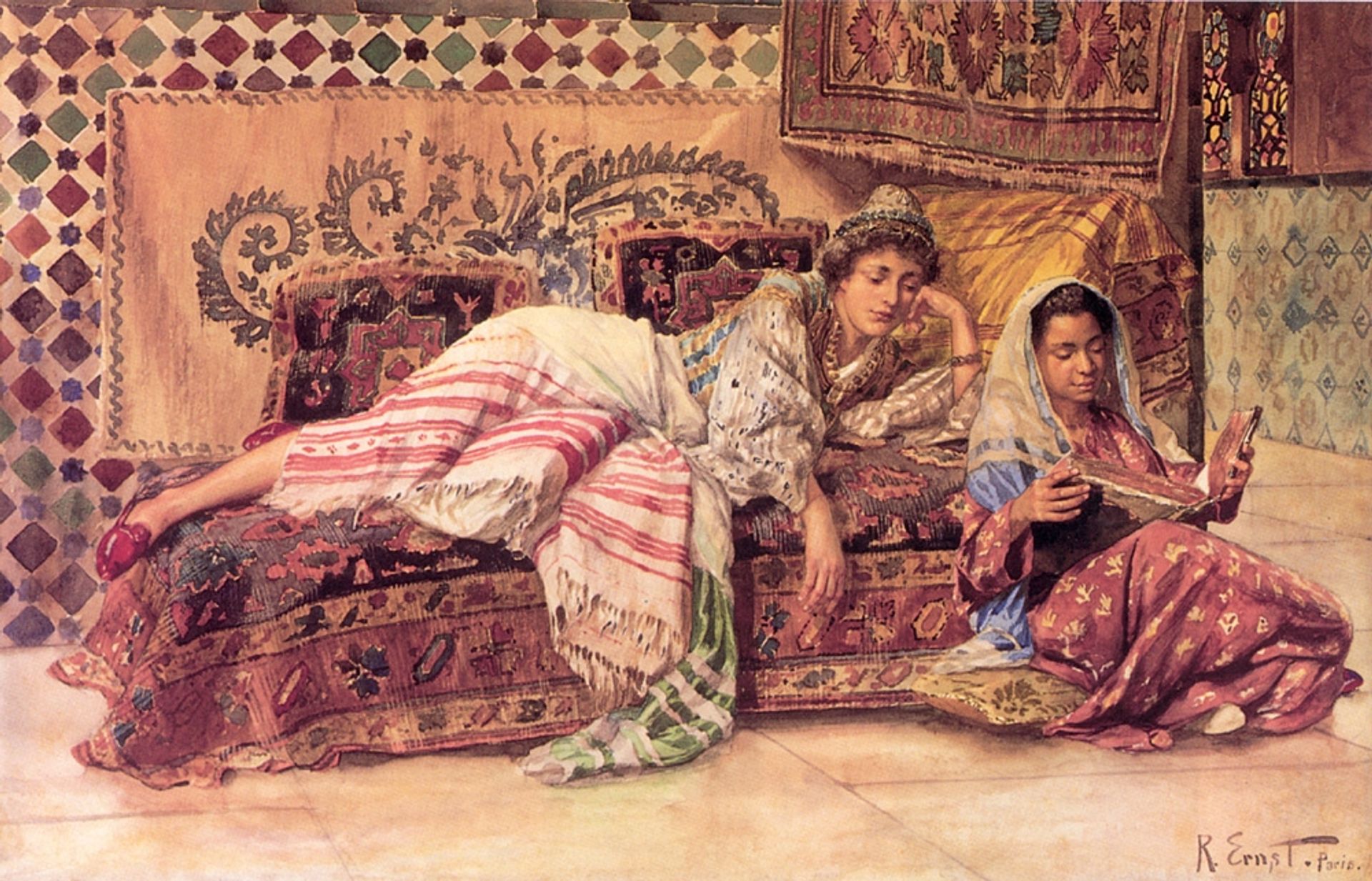 The Reader by Rudolf Ernst
