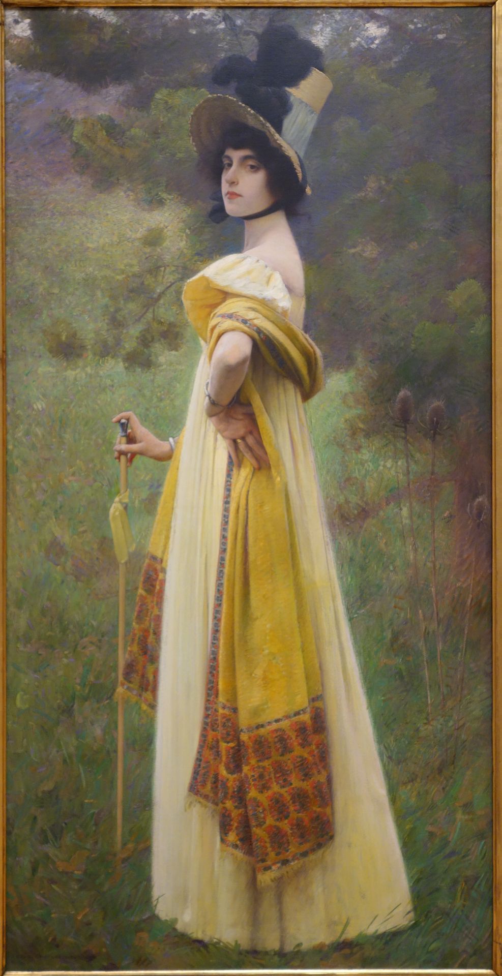 The Shawl by Charles Sprague Pearce