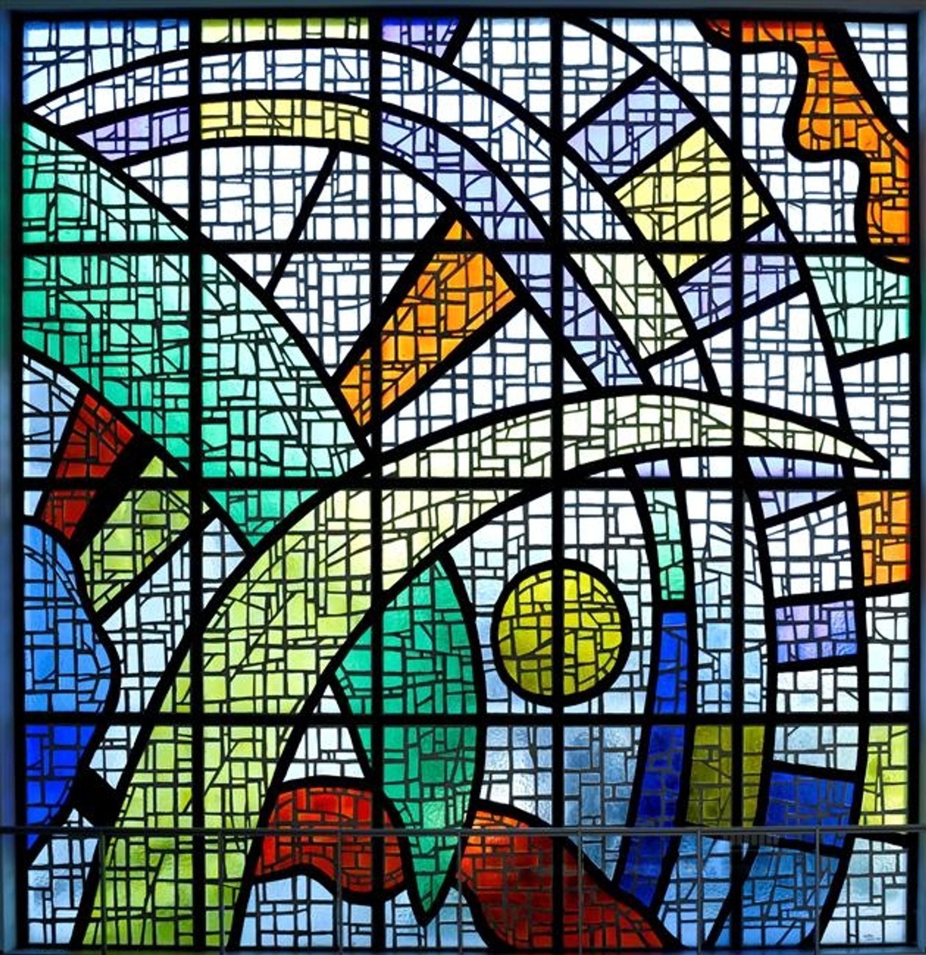 Stained glass windows for the University of Caracas by Fernand Léger