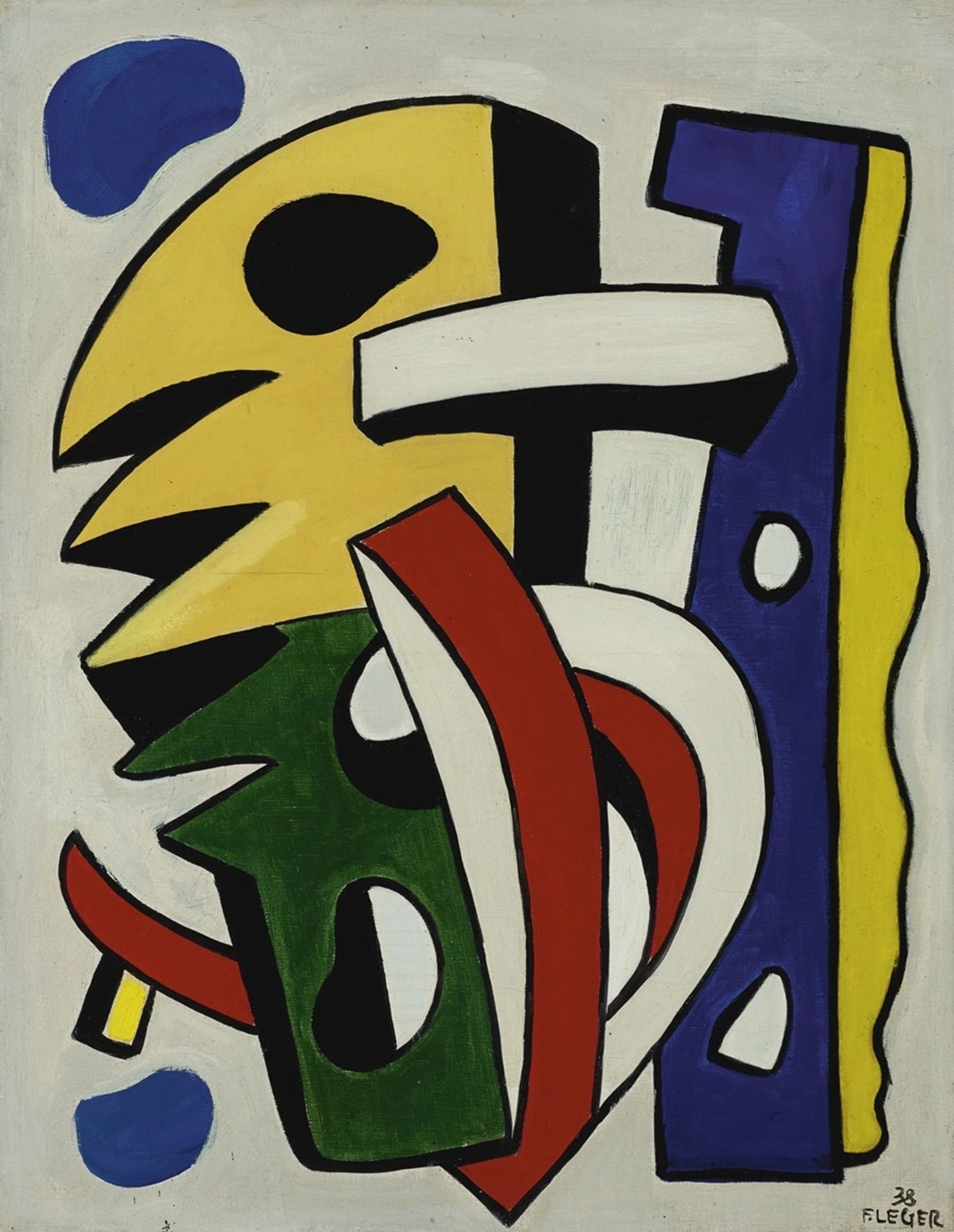 Composition I by Fernand Léger