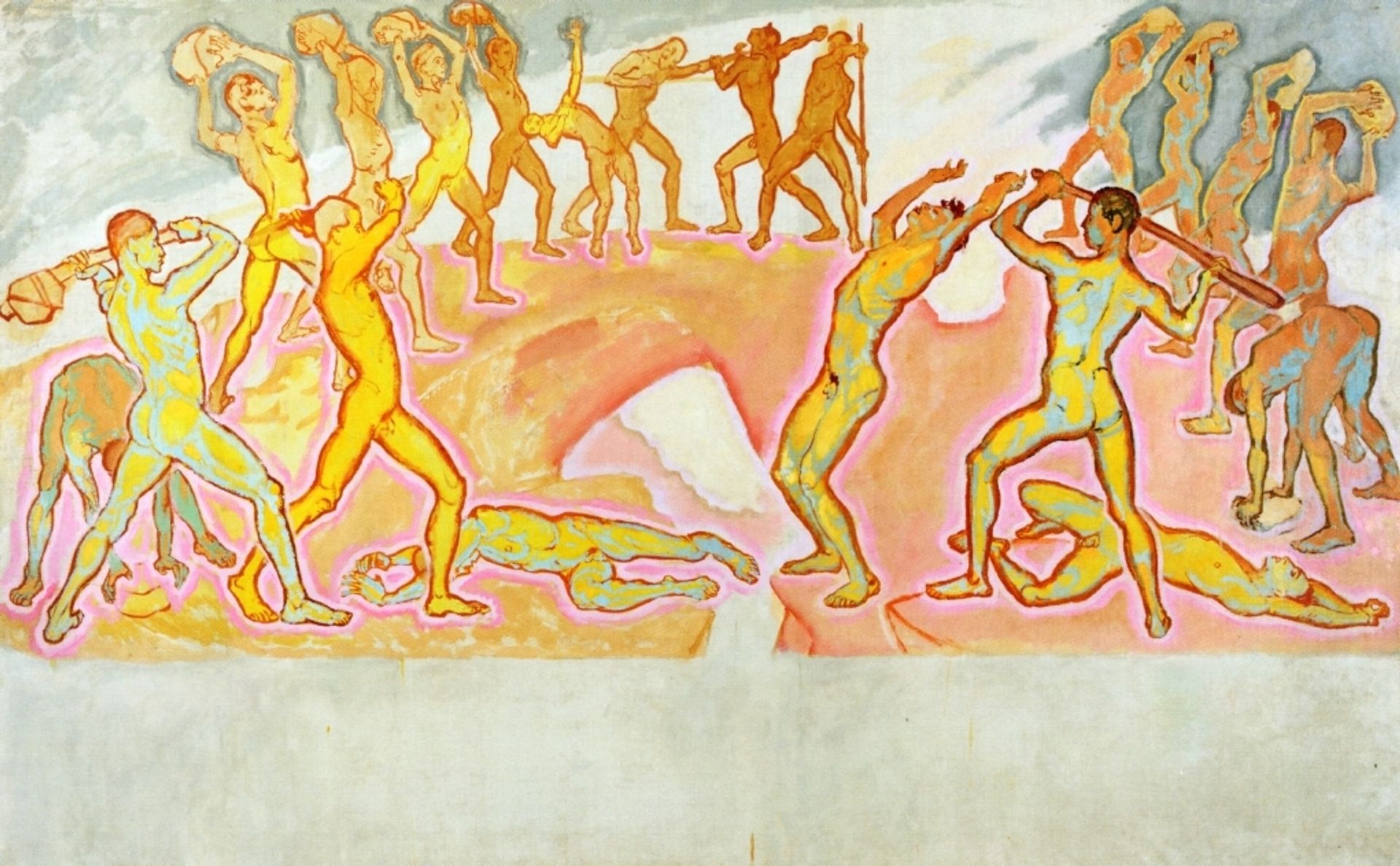 Clash of the Titans by Koloman Moser