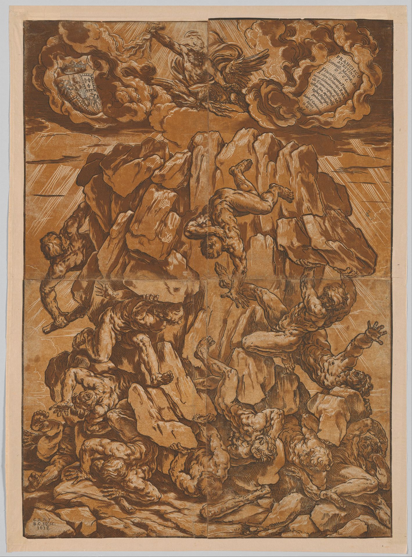 Fall of the Giants by Bartolomeo Coriolano