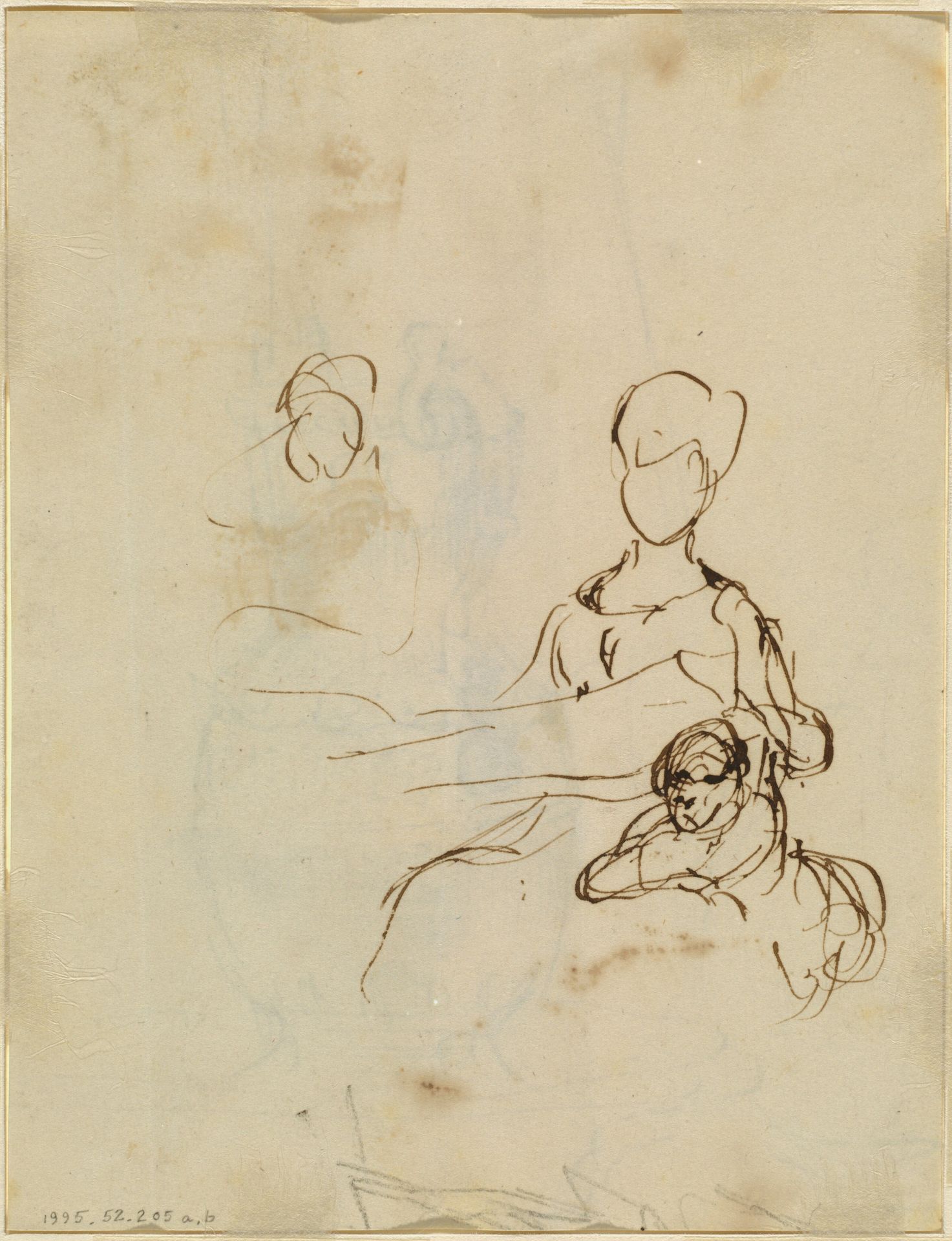 Study of a Mother and Child [verso] by Sir David Wilkie