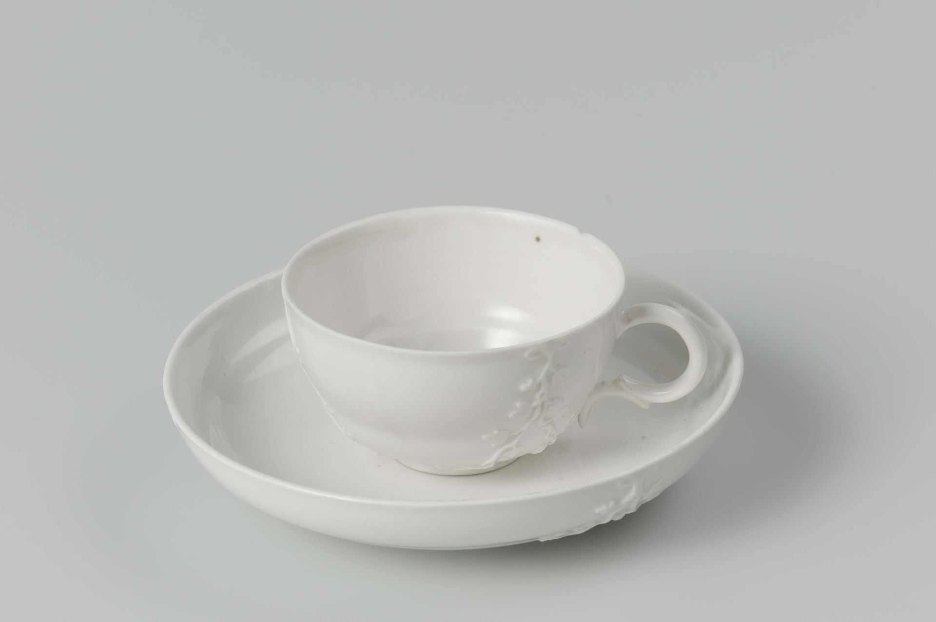 Cup and saucer by Weesper porseleinfabriek