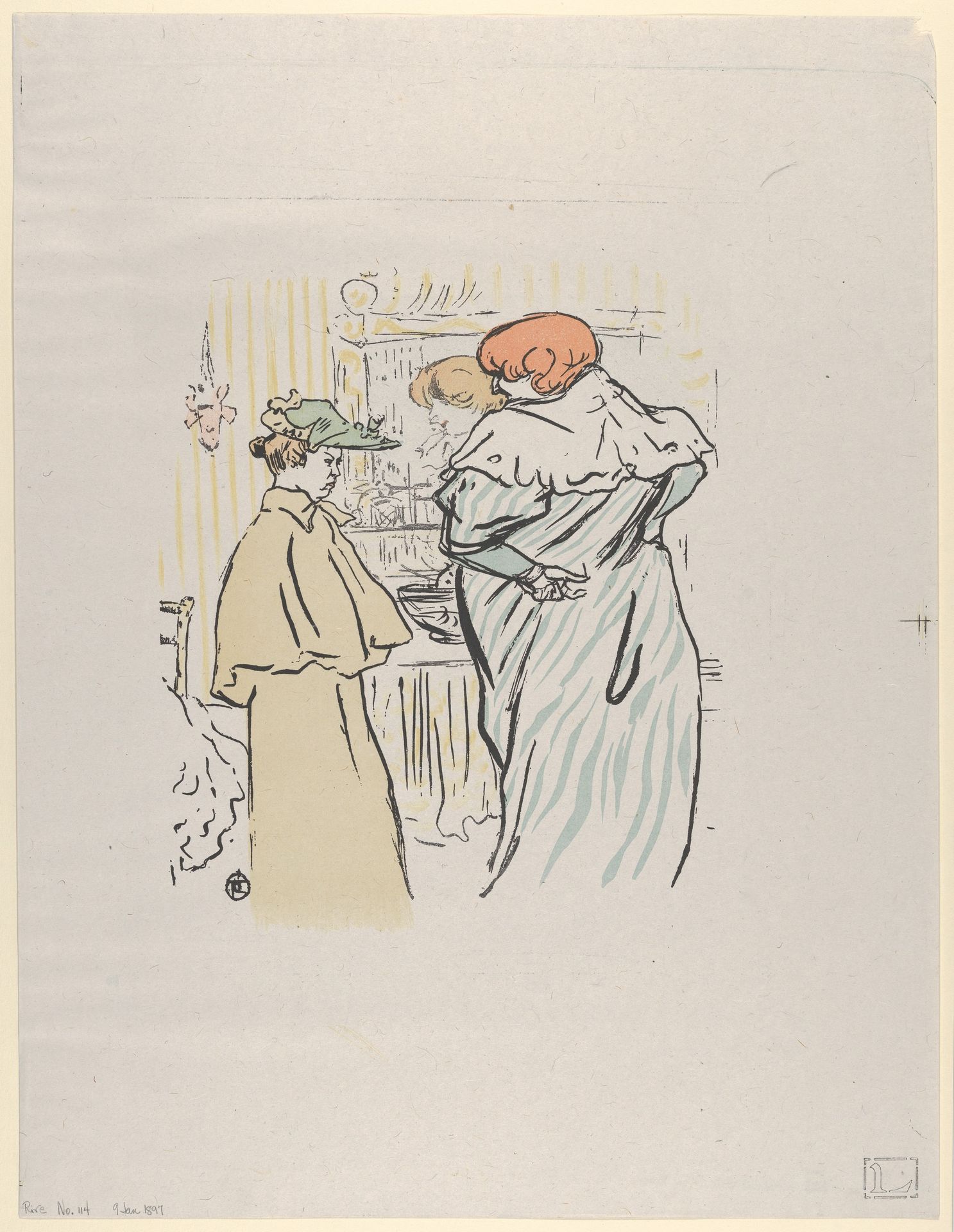 Alors vous êtes sages by Henri de Toulouse-Lautrec