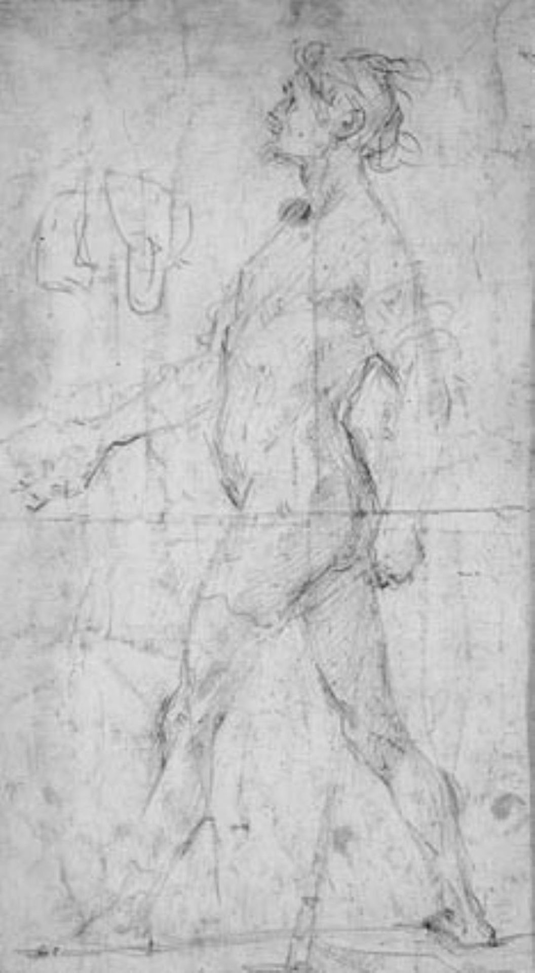 Standing male with a hoe by Francesco Montelatici