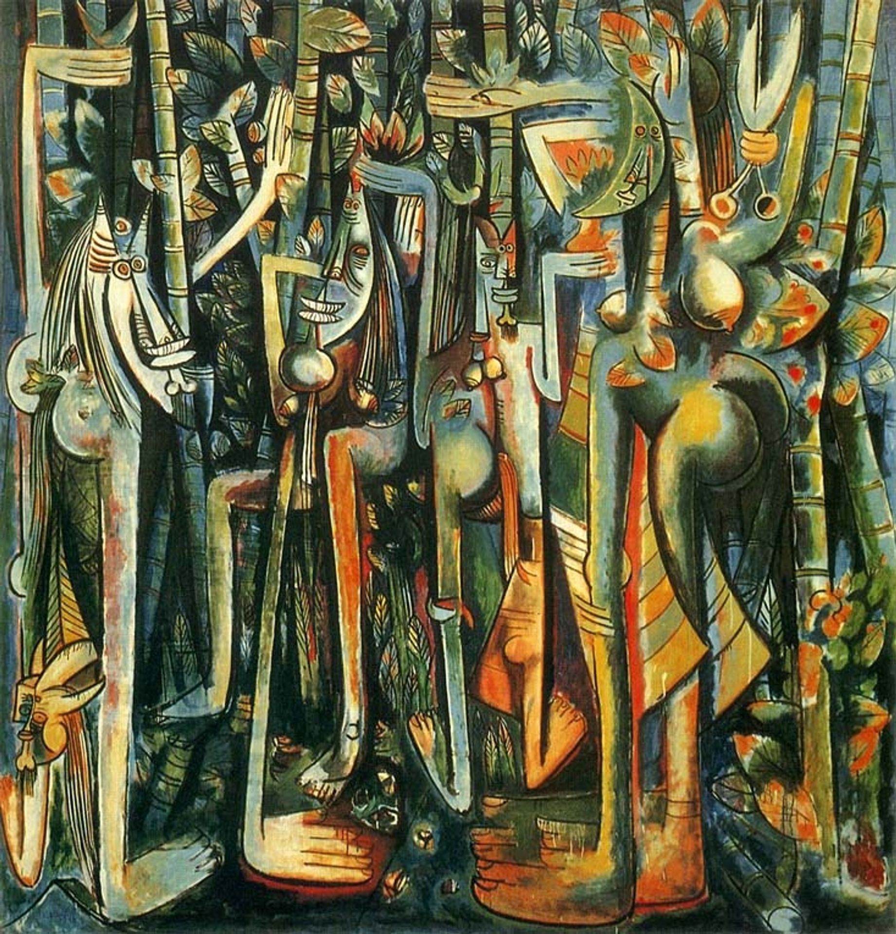 The Jungle by Wifredo Lam