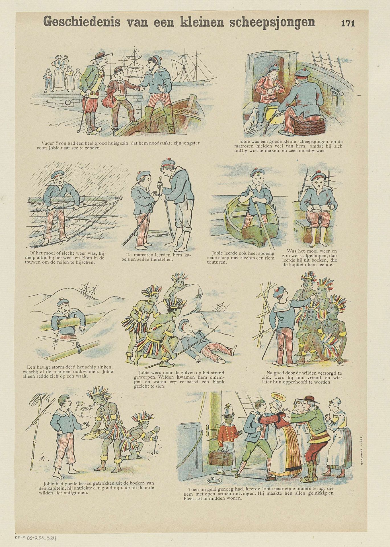 Geschiedenis van een kleinen scheepsjongen by Gordinne