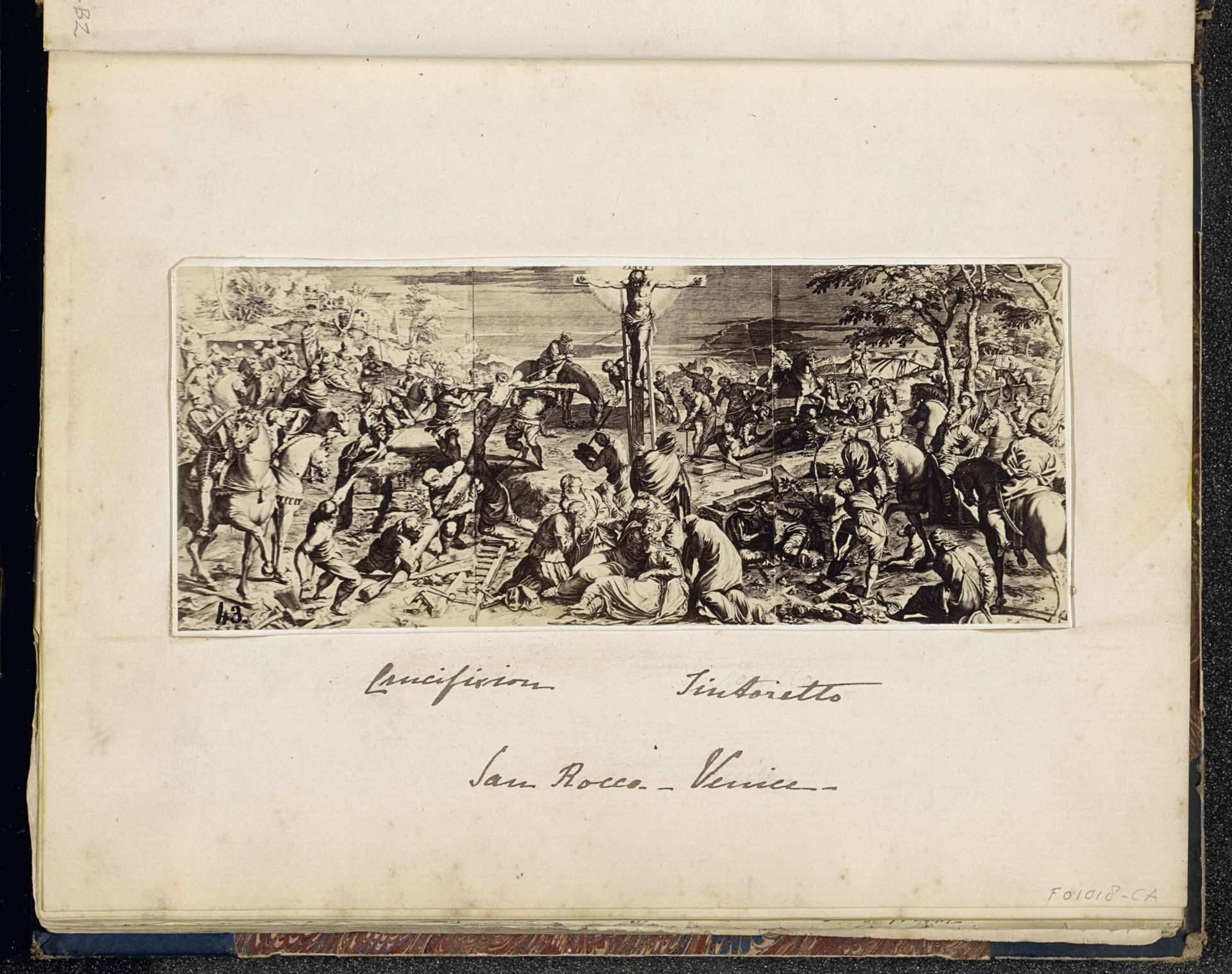 Fotoreproductie van een prent naar een schilderij van Jacopo Tintoretto by Anonymous