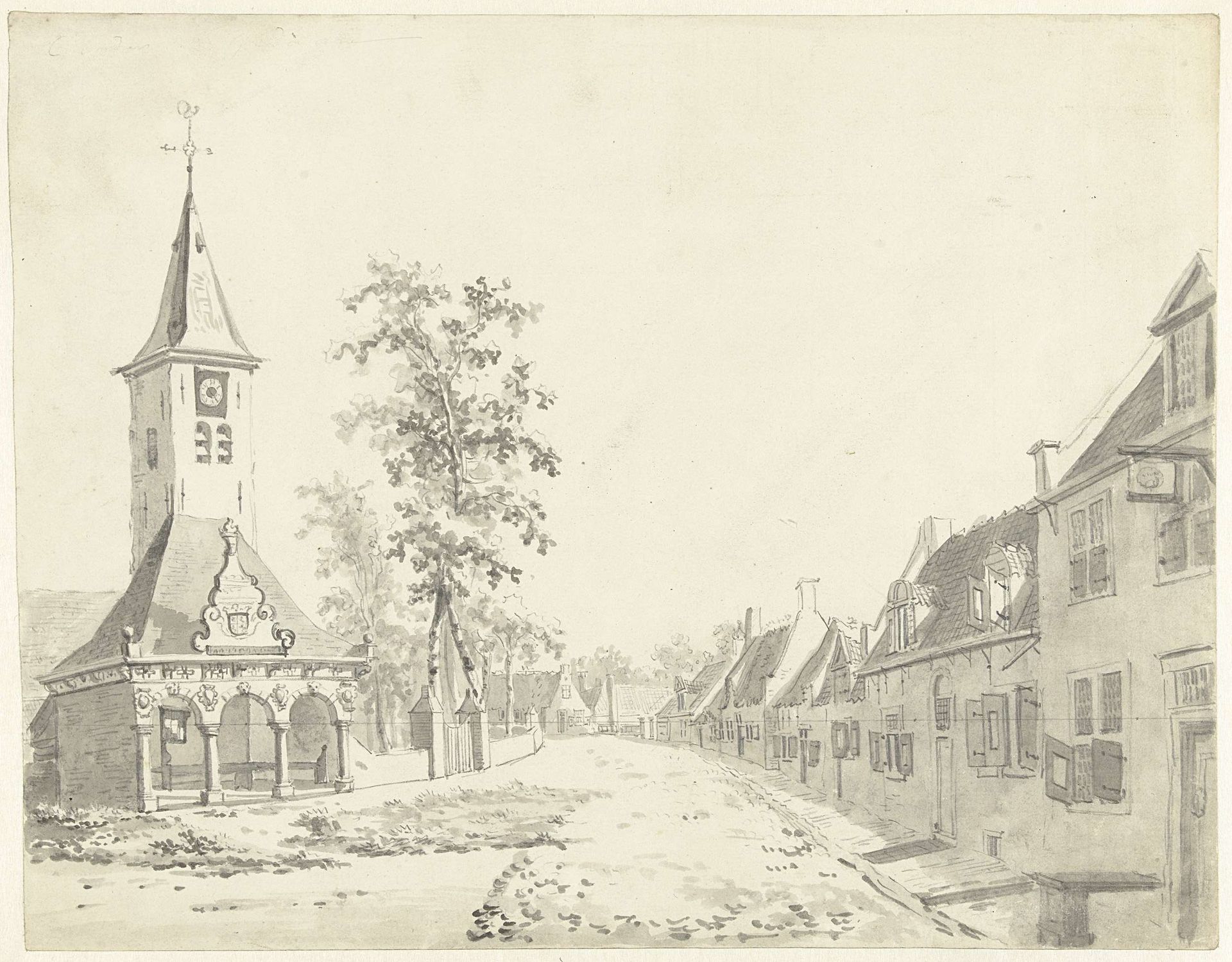 Gezicht te Overzande op Zuid-Beveland by Anonymous
