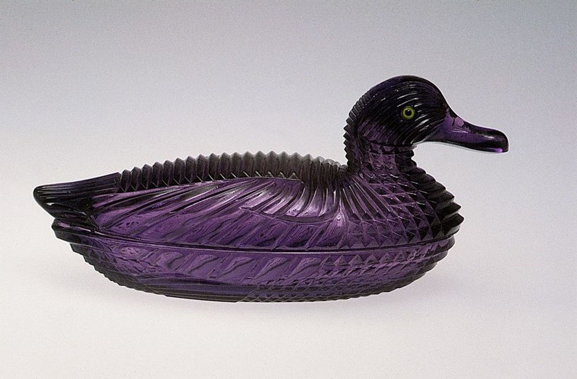Covered Figural Dish by Atterbury and Company